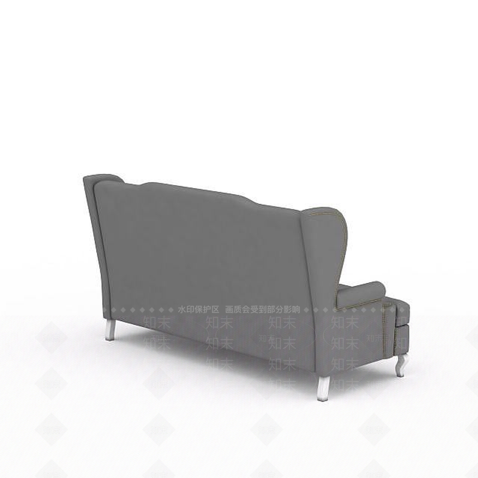 现代双人沙发3D模型下载【ID:1192836583】