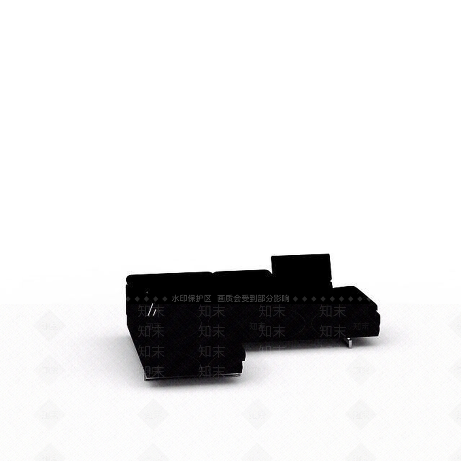 现代双人沙发3D模型下载【ID:1199207640】