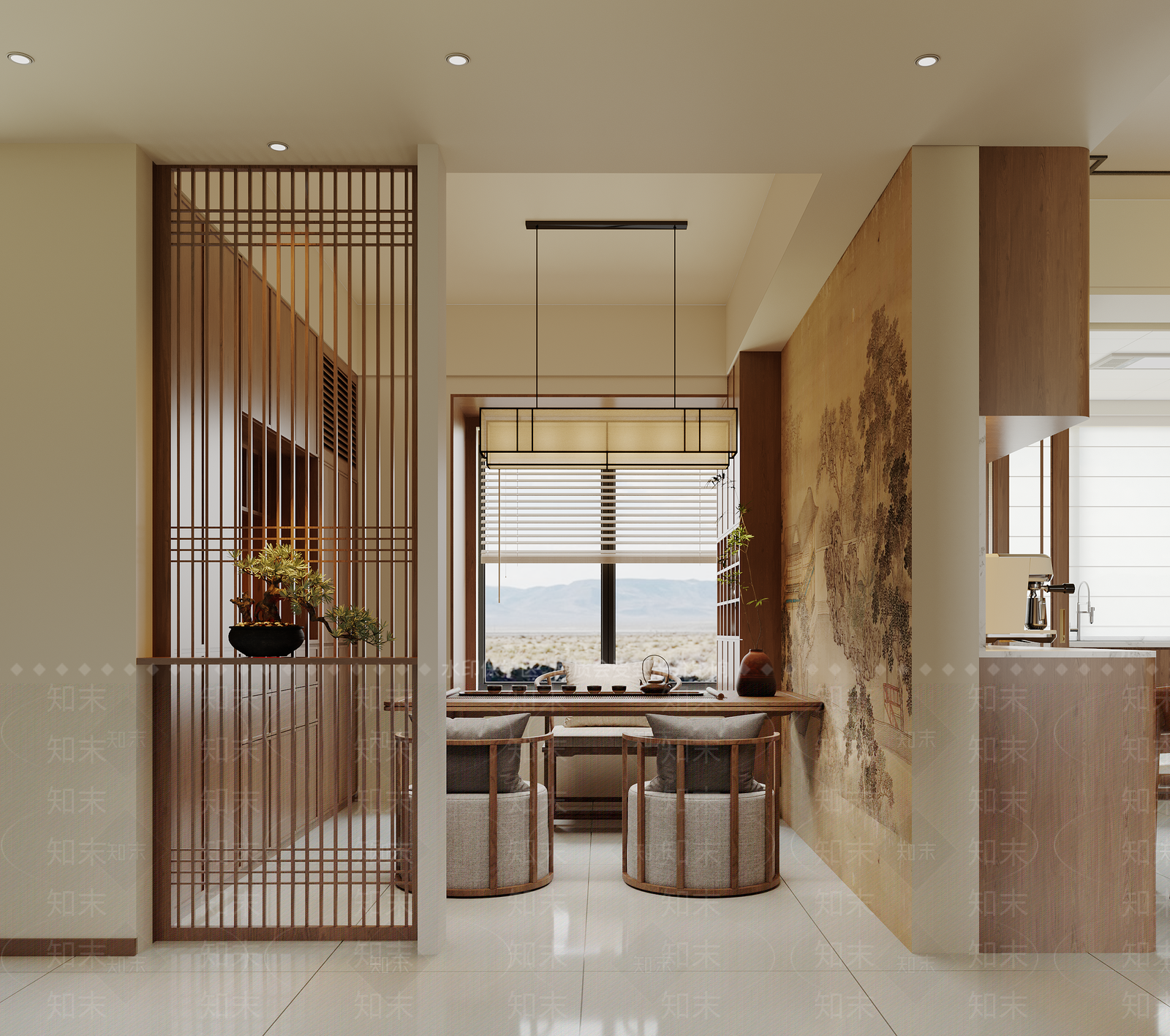 中古中式宋式书房3D模型下载【ID:1192837620】