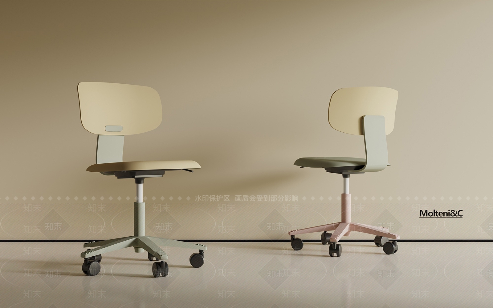 现代儿童椅3D模型下载【ID:1192837209】