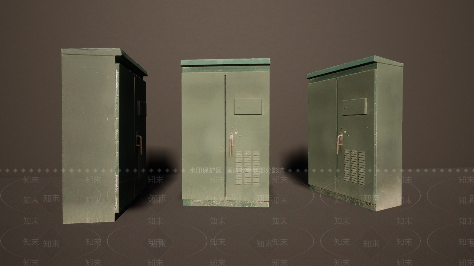 现代衣柜3D模型下载【ID:1192837724】