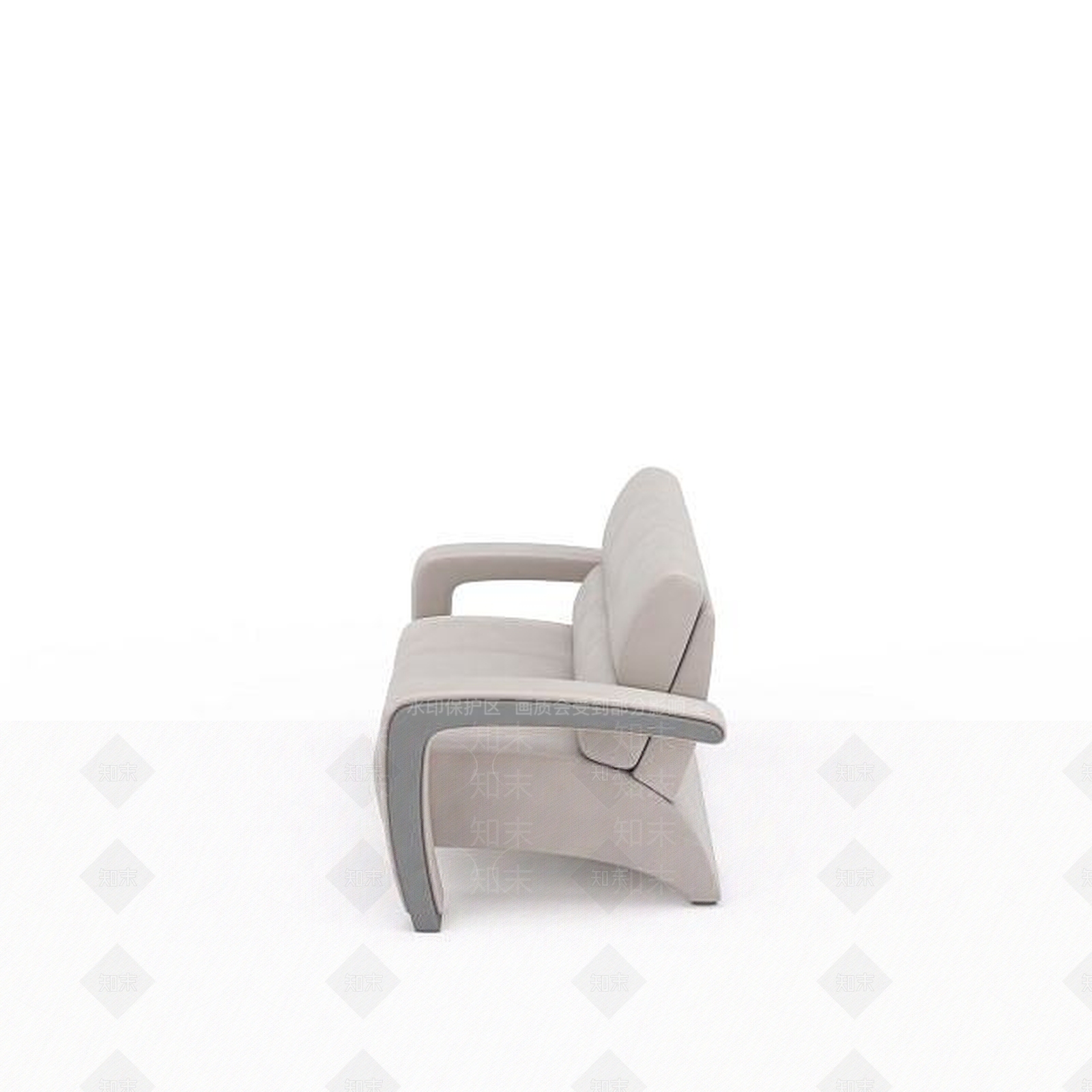 现代双人沙发3D模型下载【ID:1199207410】