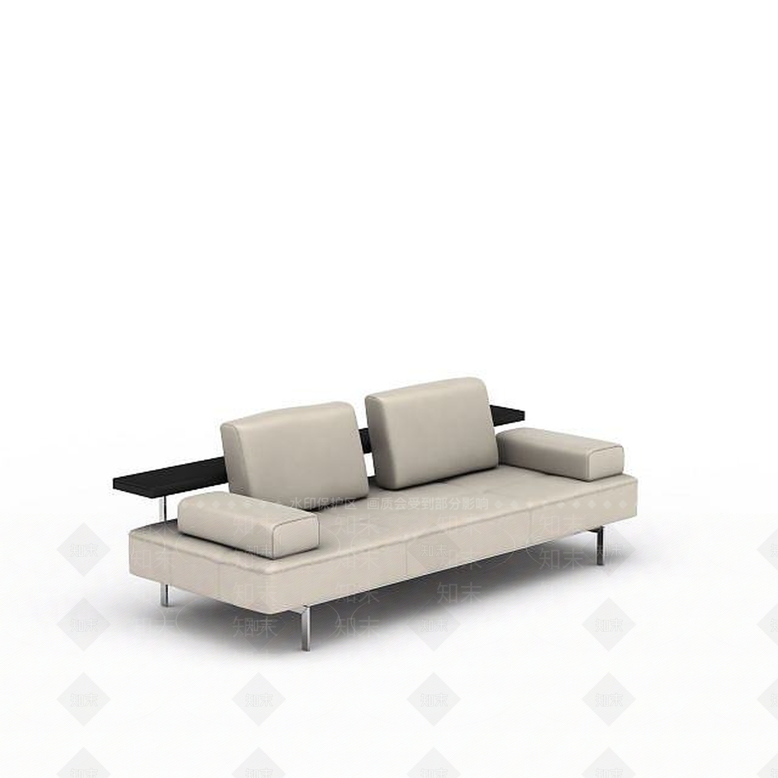 现代双人沙发3D模型下载【ID:1199207365】