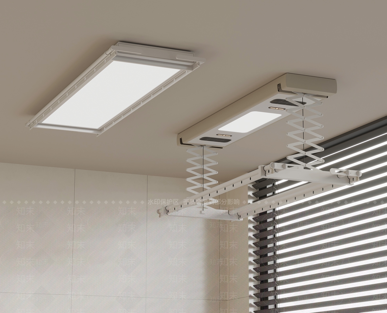 晾衣架SU模型下载【ID:1192841354】