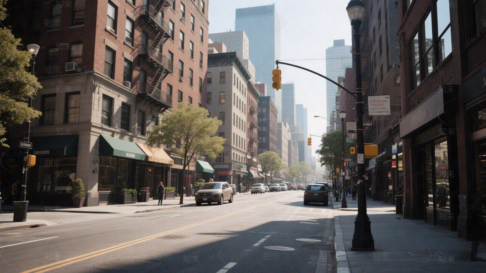 现代街道外景贴图下载【ID:1192851925】