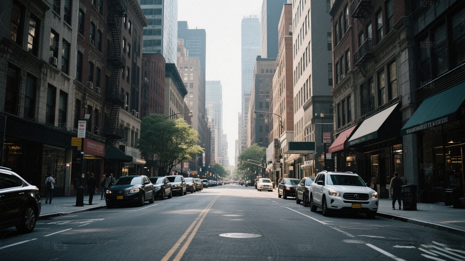 现代街道外景贴图下载【ID:1192852047】