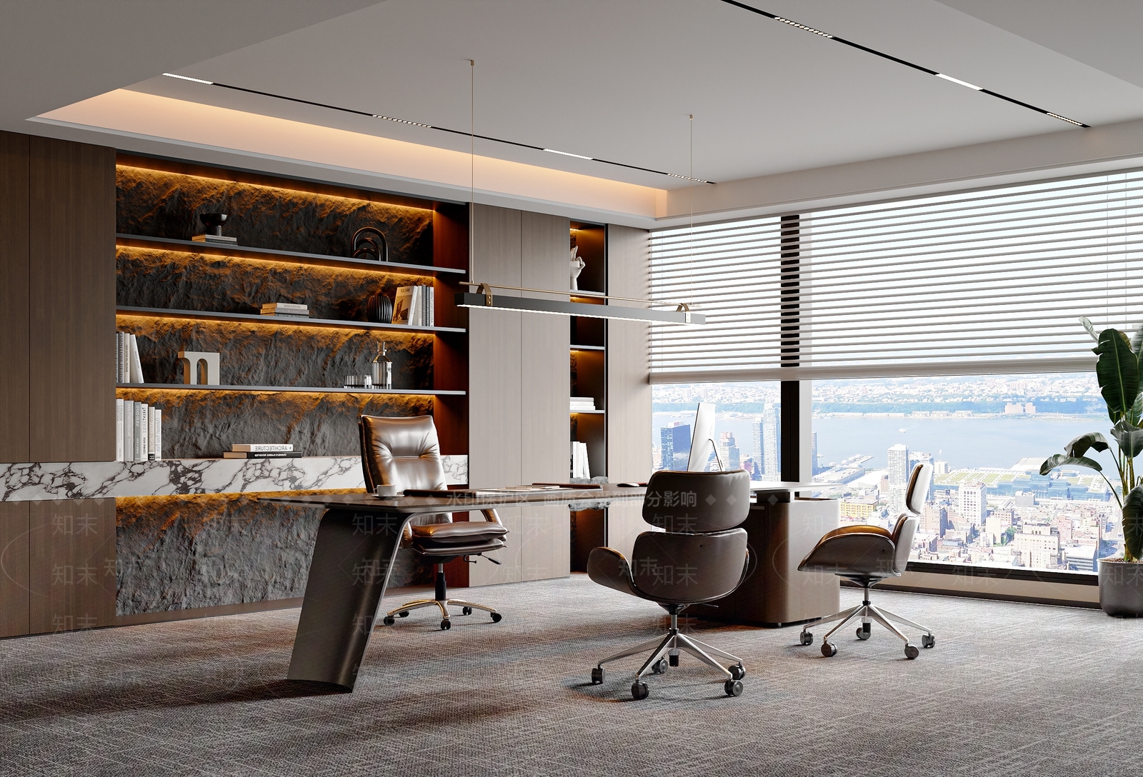 现代意式经理办公室SU模型下载【ID:1192855404】