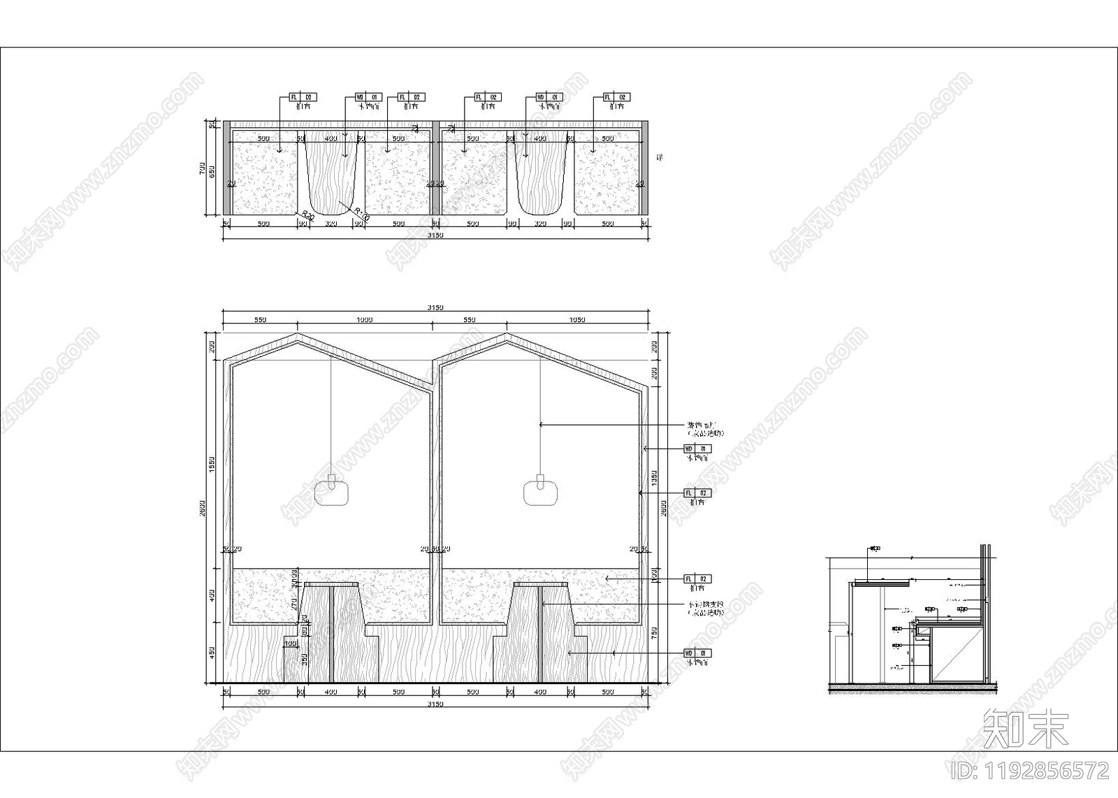现代其他节点详图施工图下载【ID:1192856572】