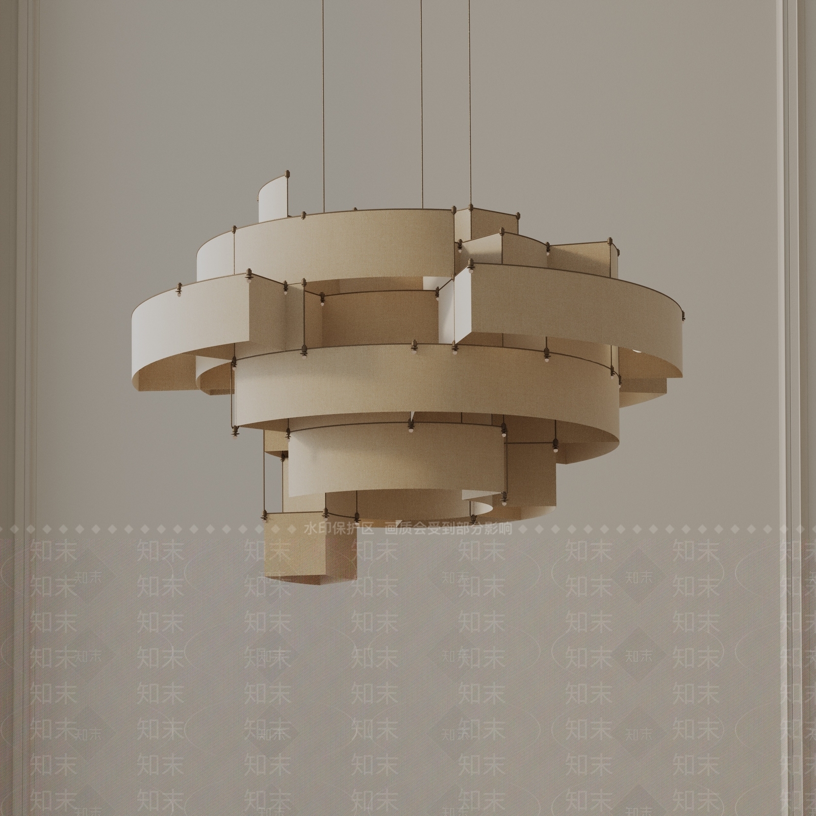 现代儿童房吊灯3D模型下载【ID:1192862070】