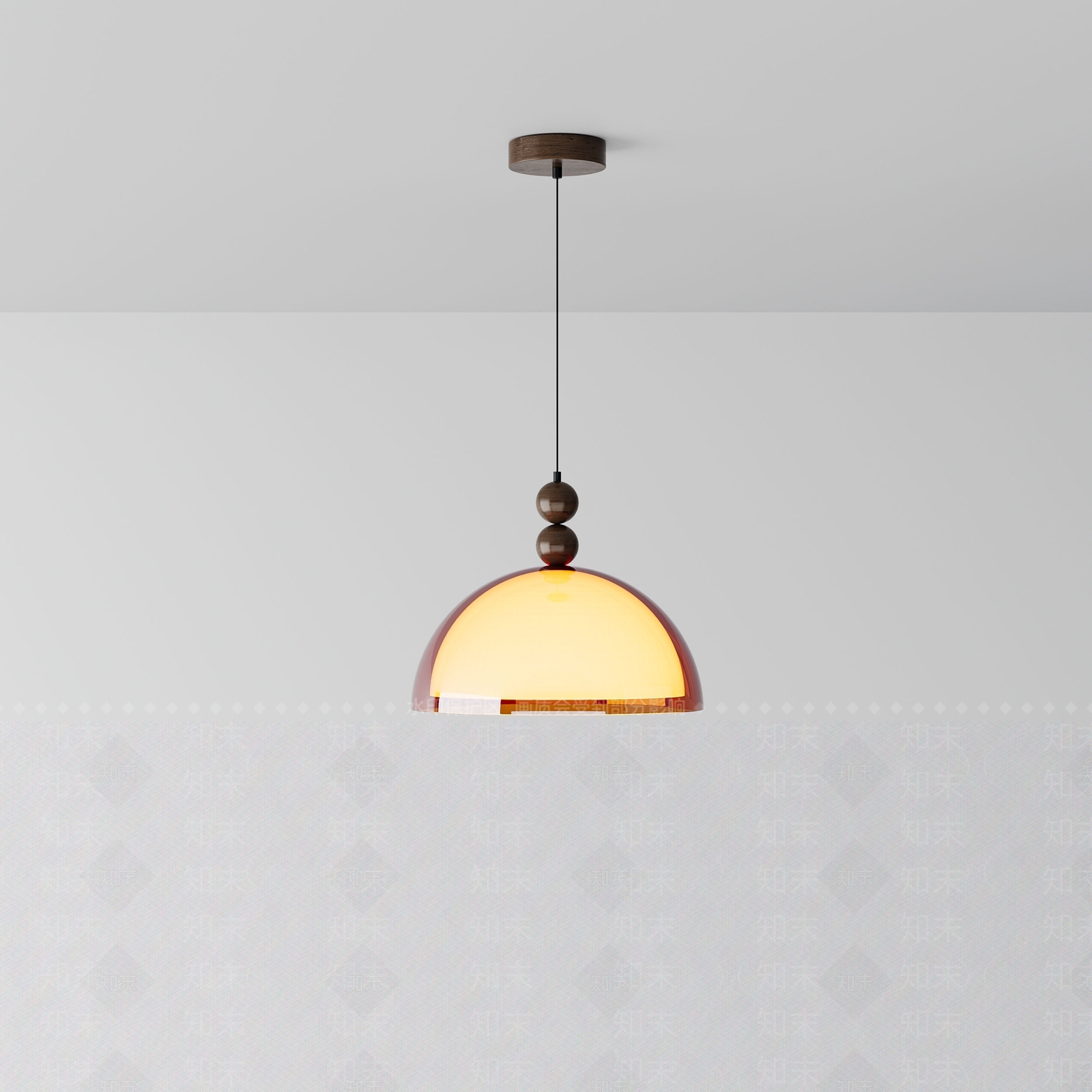 现代奶油吧台吊灯3D模型下载【ID:1192871214】