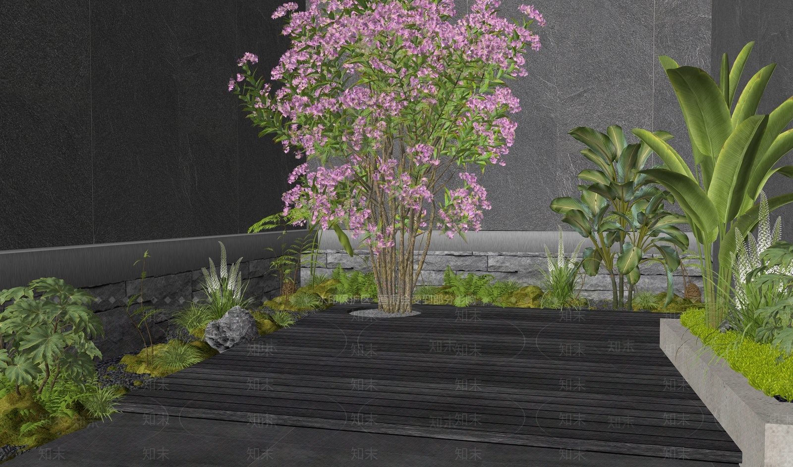 植物组合SU模型下载【ID:1192874098】