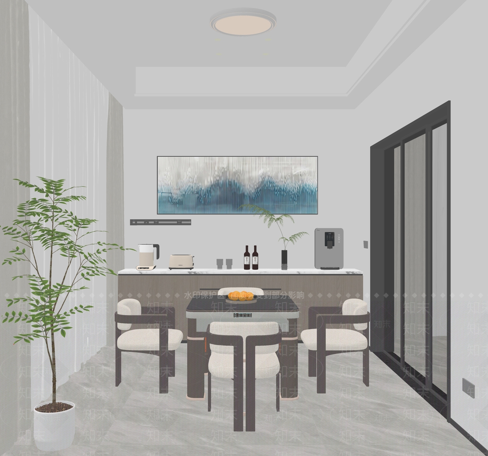 现代其他娱乐室SU模型下载【ID:1192875756】