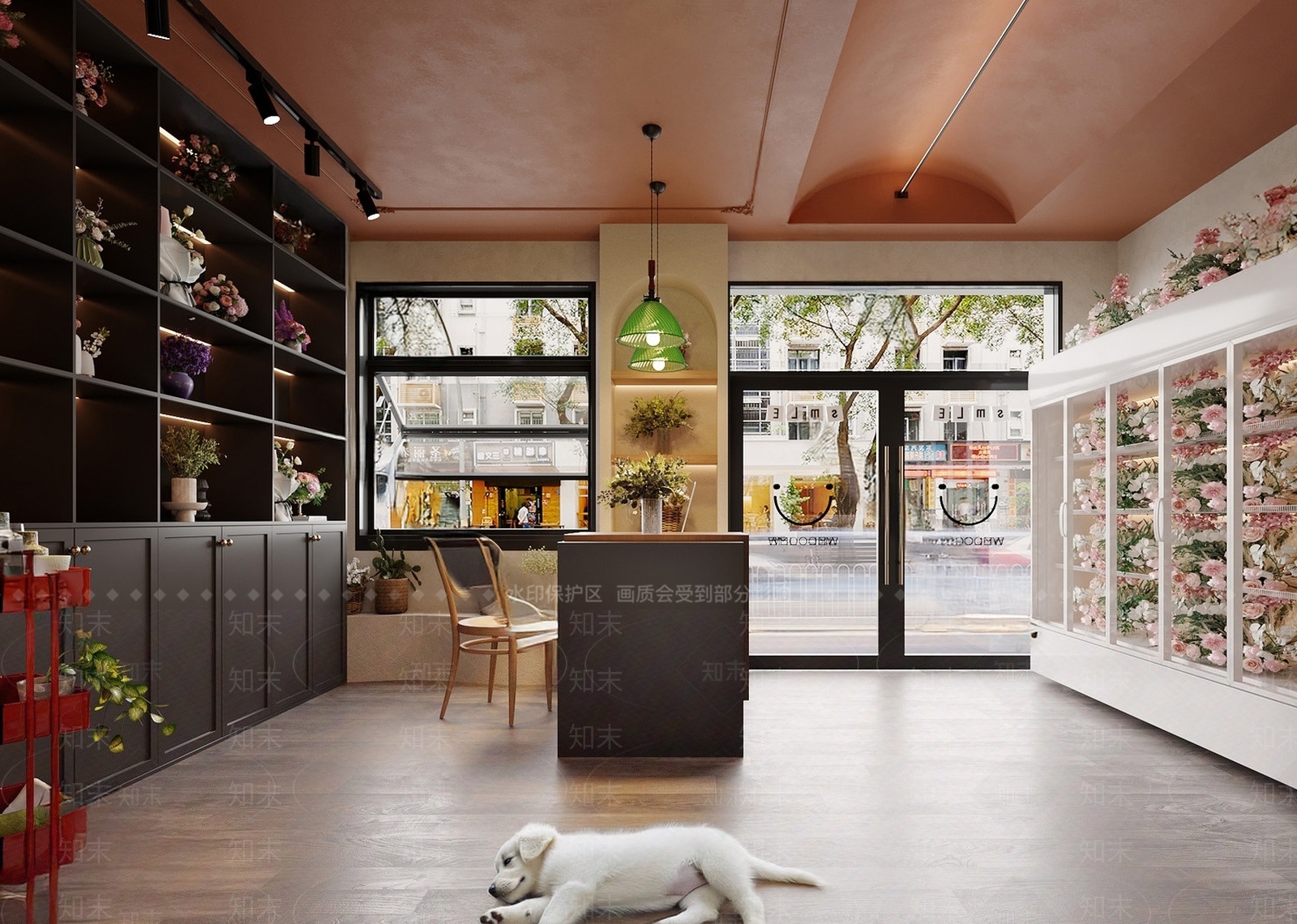 美式法式花店SU模型下载【ID:1192883852】