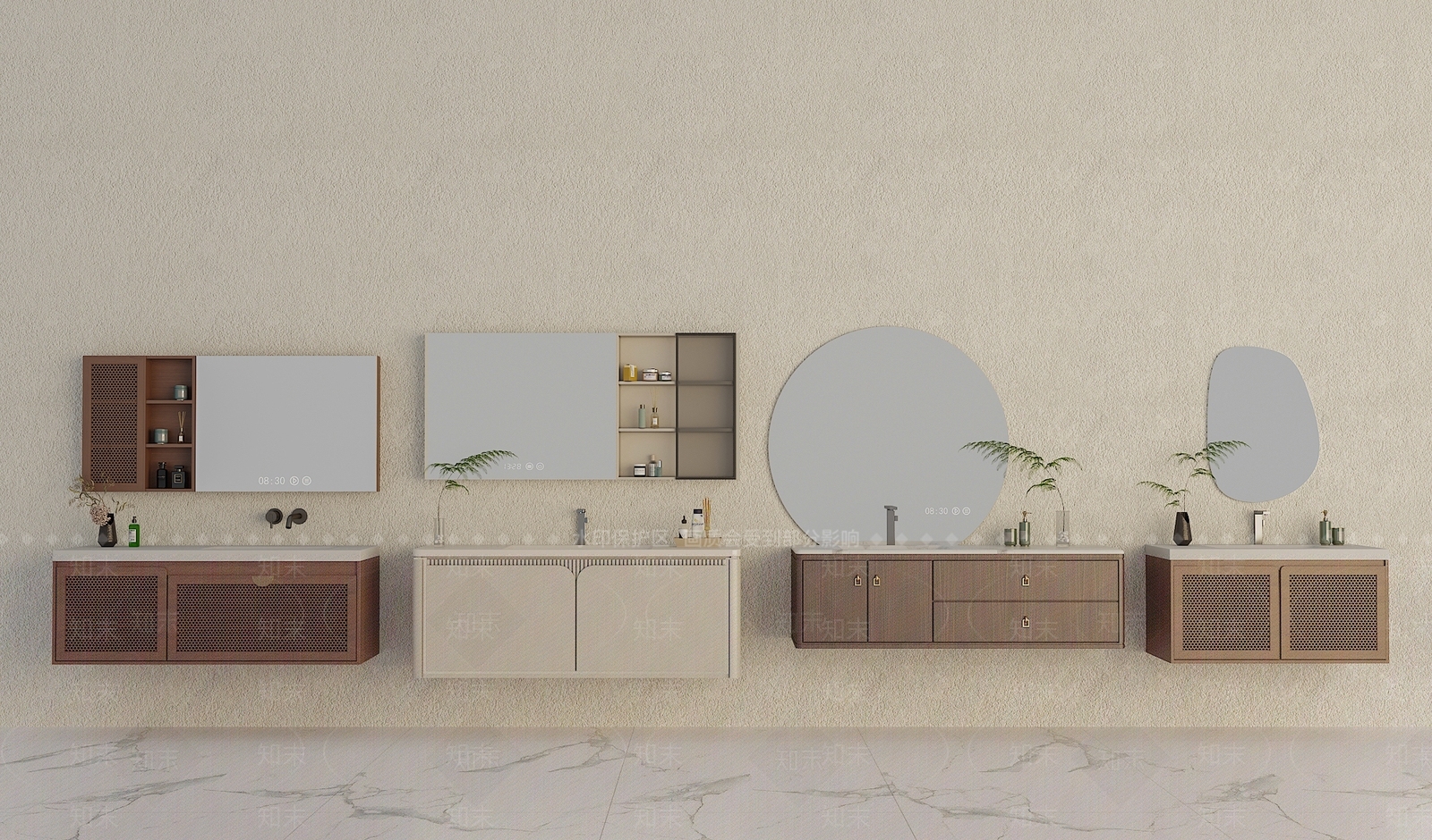 浴室柜3D模型下载【ID:1192889631】