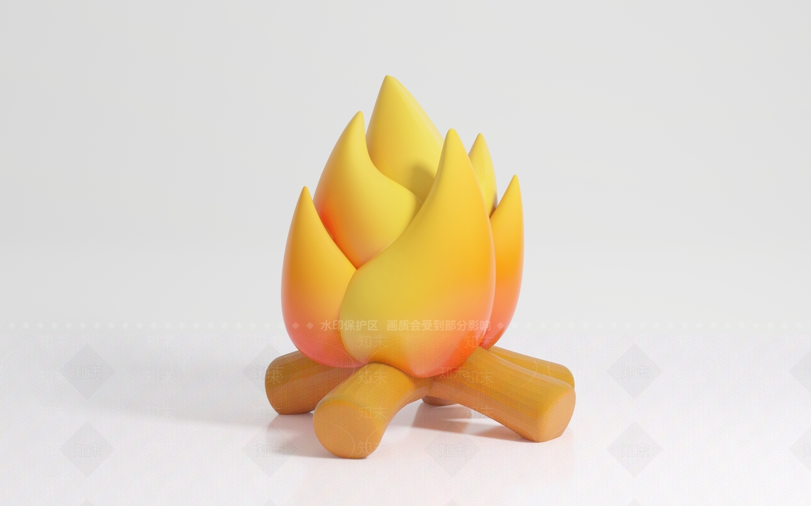 现代火焰装置3D模型下载【ID:1192890208】