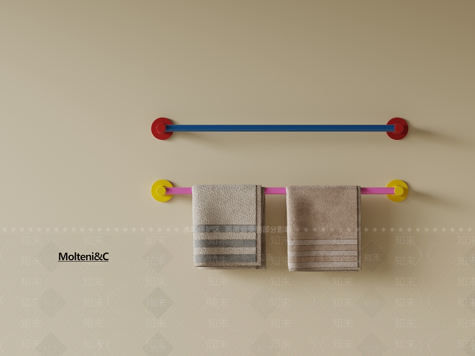 毛巾架3D模型下载【ID:1192891209】