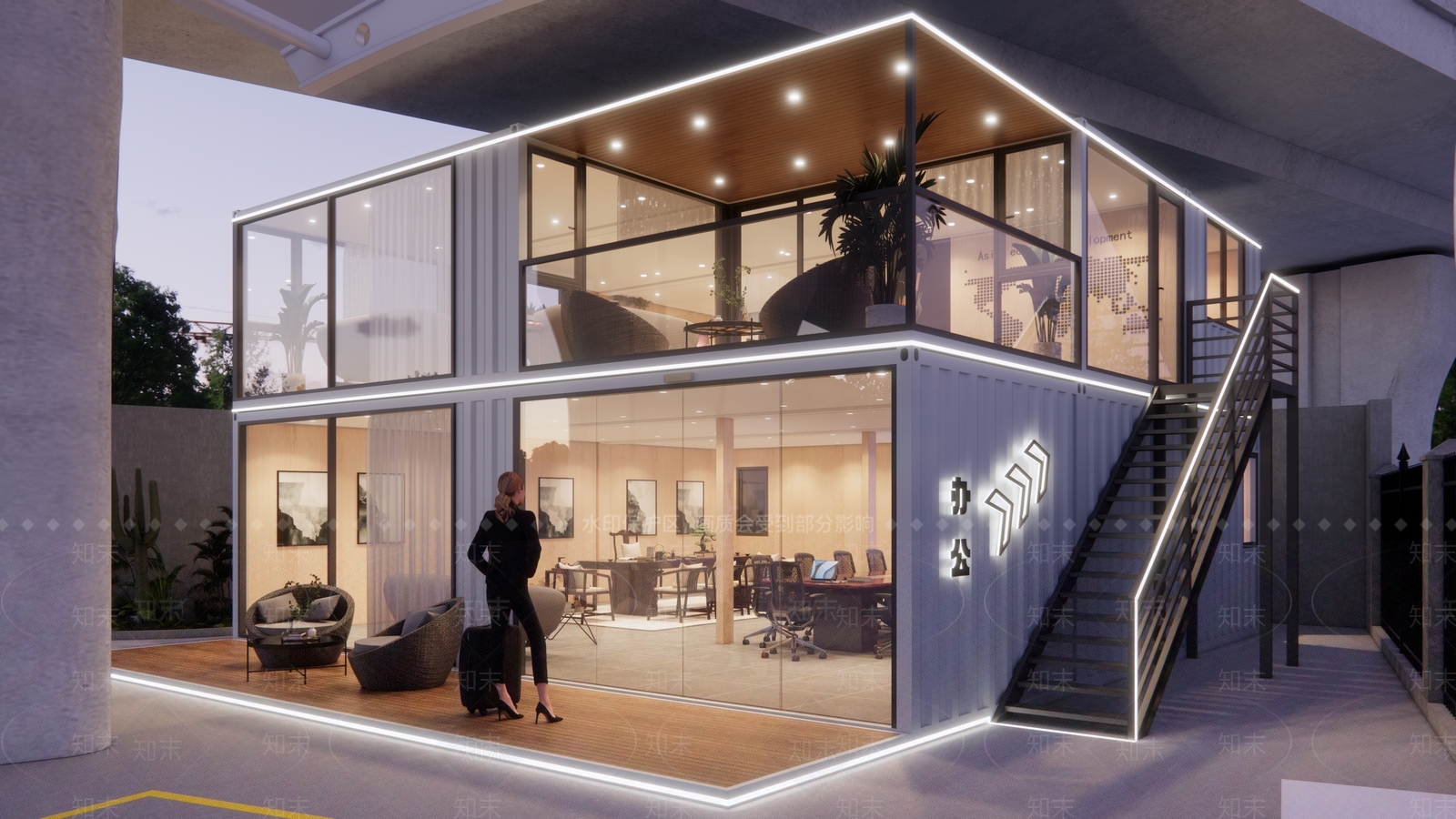 集装箱SU模型下载【ID:1192892767】