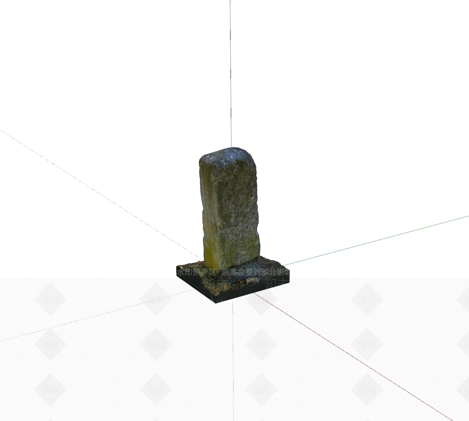 现代石头SU模型下载【ID:1192892917】