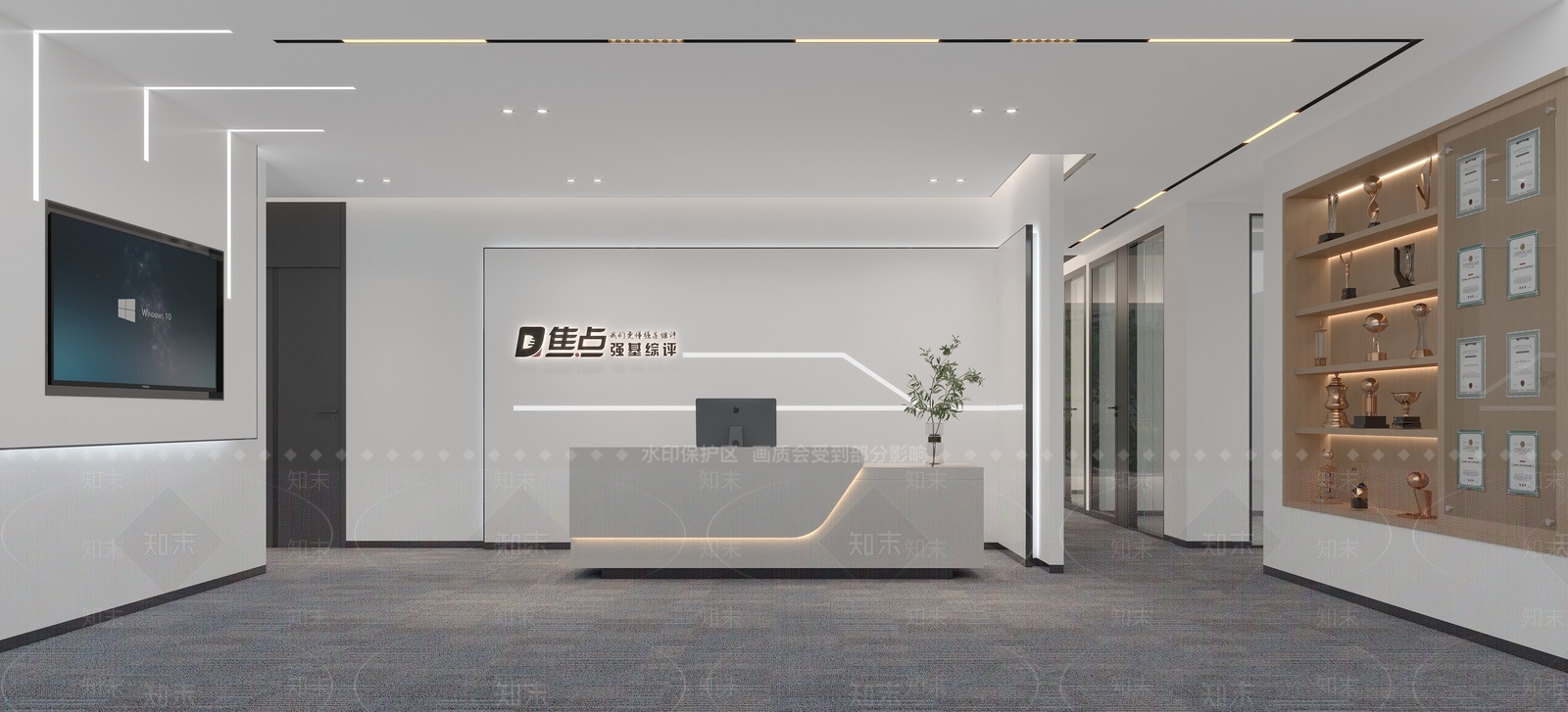 现代工业其他办公空间3D模型下载【ID:1192897478】