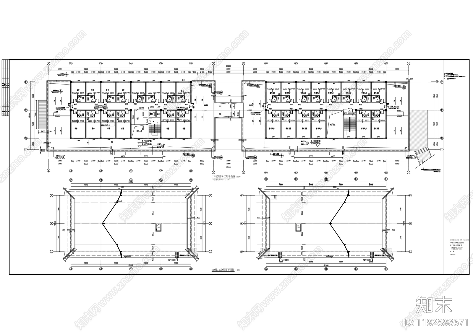 中式其他公共建筑cad施工图下载【ID:1192898671】