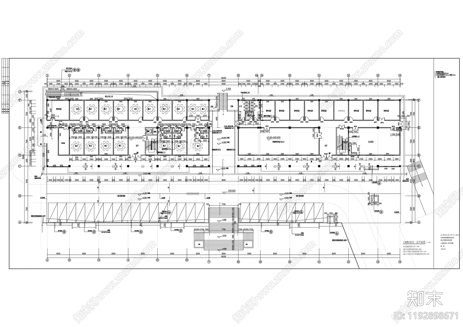 中式其他公共建筑cad施工图下载【ID:1192898671】