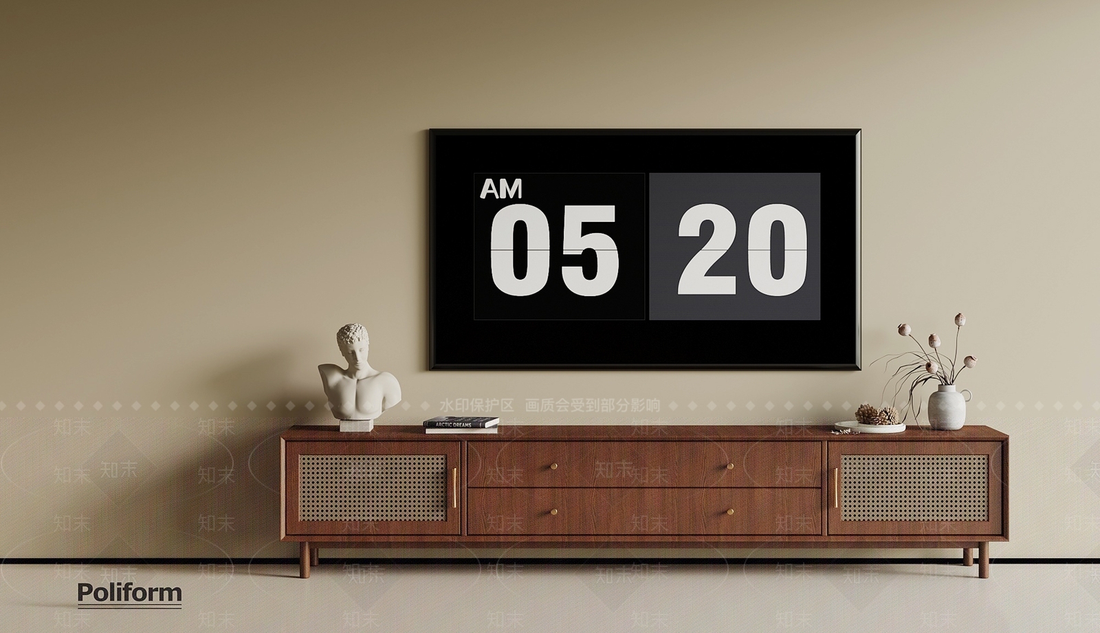 法式中古电视柜3D模型下载【ID:1192903295】