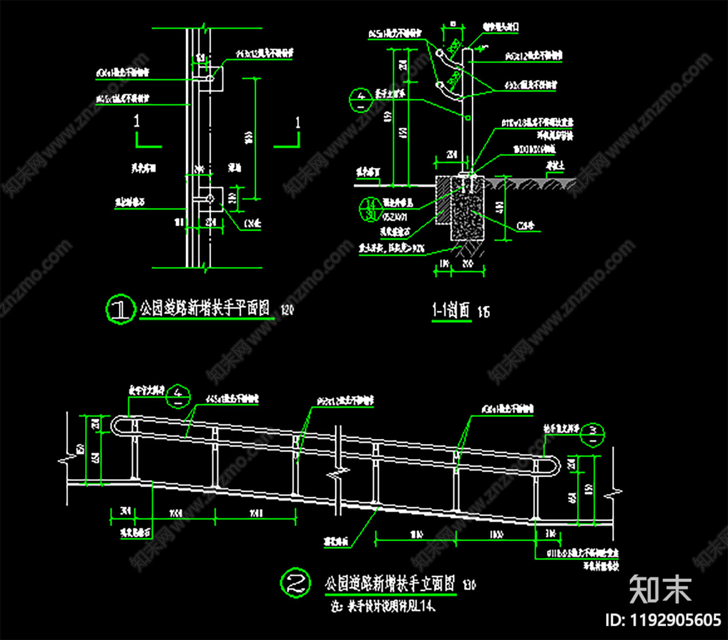 现代综合景观图库cad施工图下载【ID:1192905605】