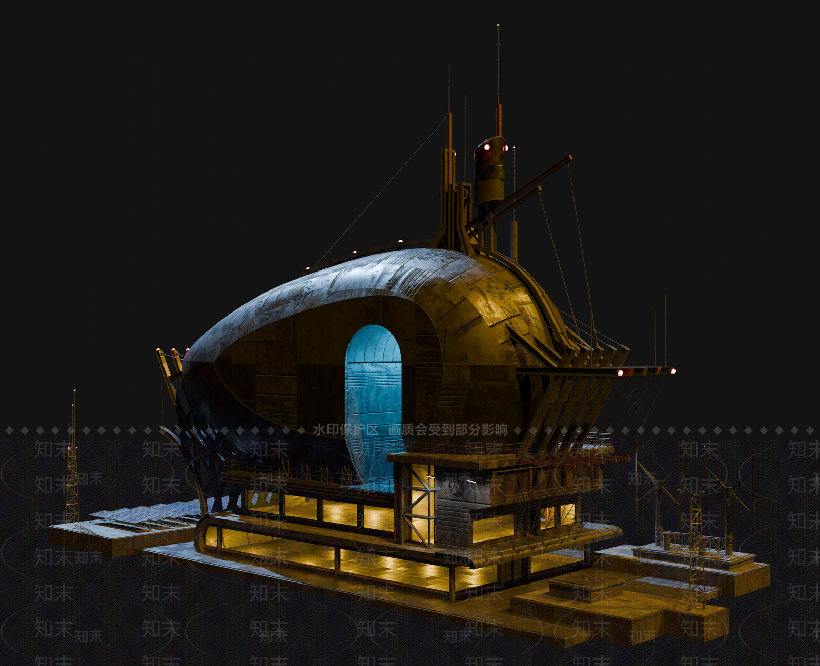 现代风格建筑SU模型下载【ID:1192905706】
