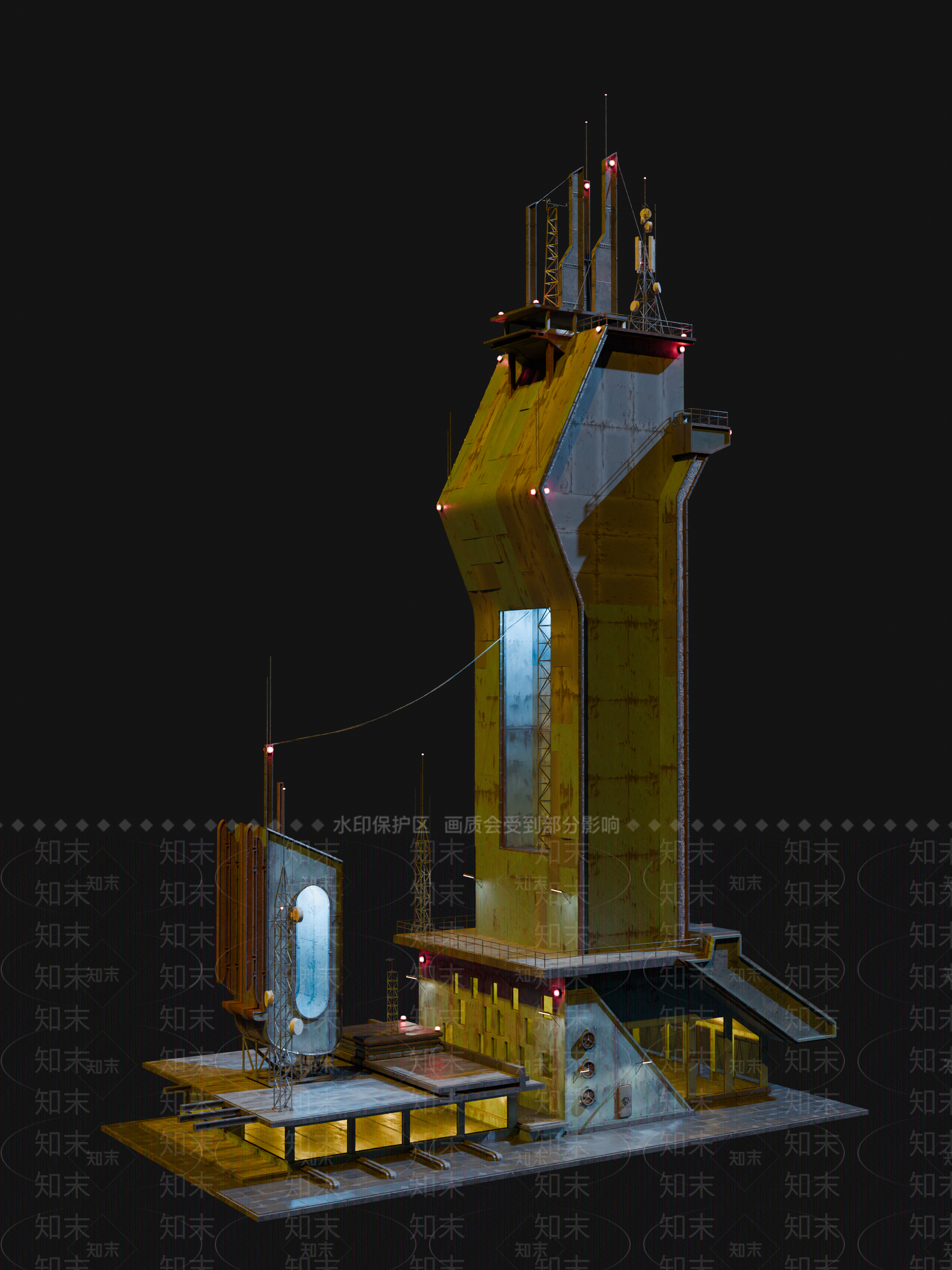 现代风格建筑SU模型下载【ID:1192906072】