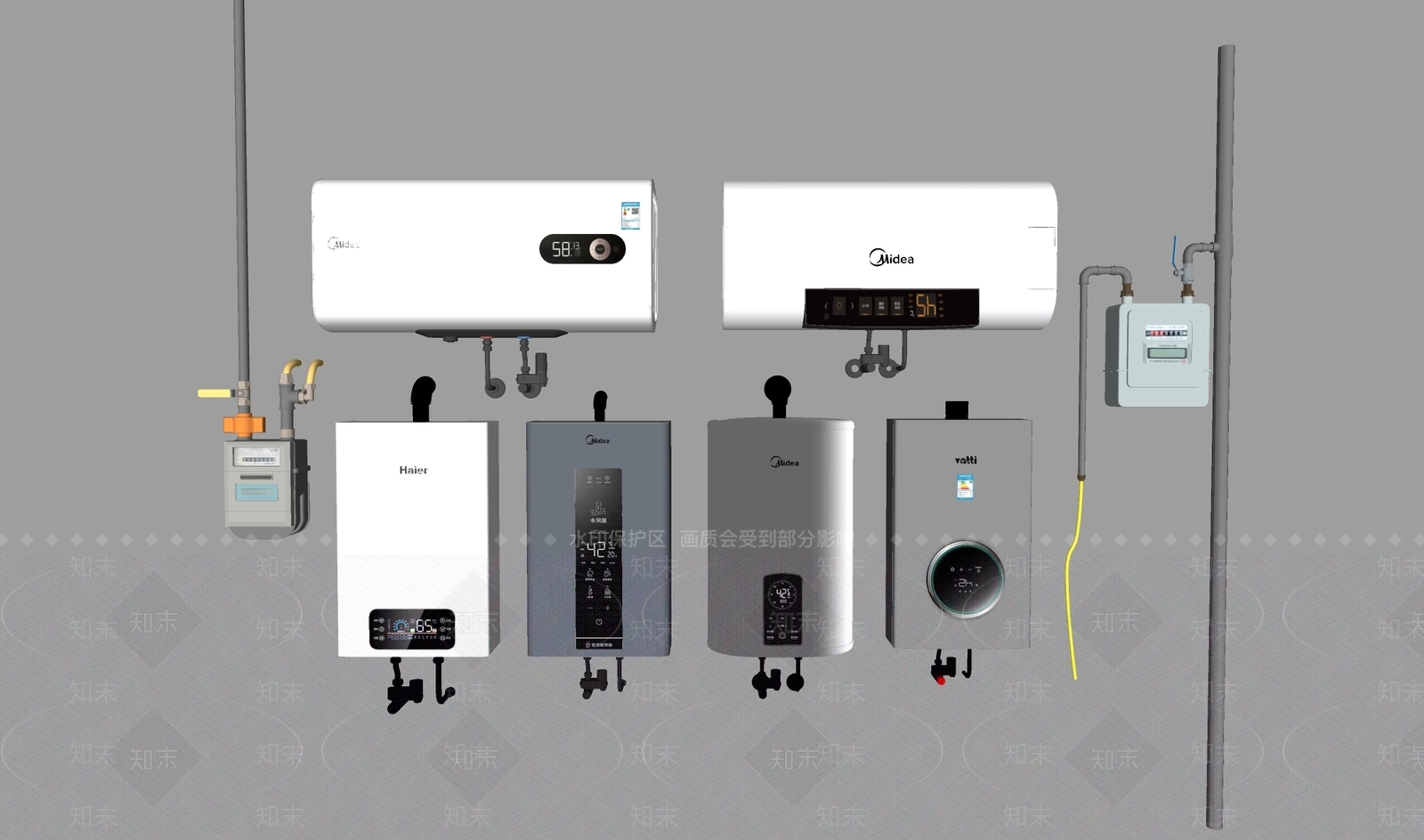 热水器SU模型下载【ID:1192908715】