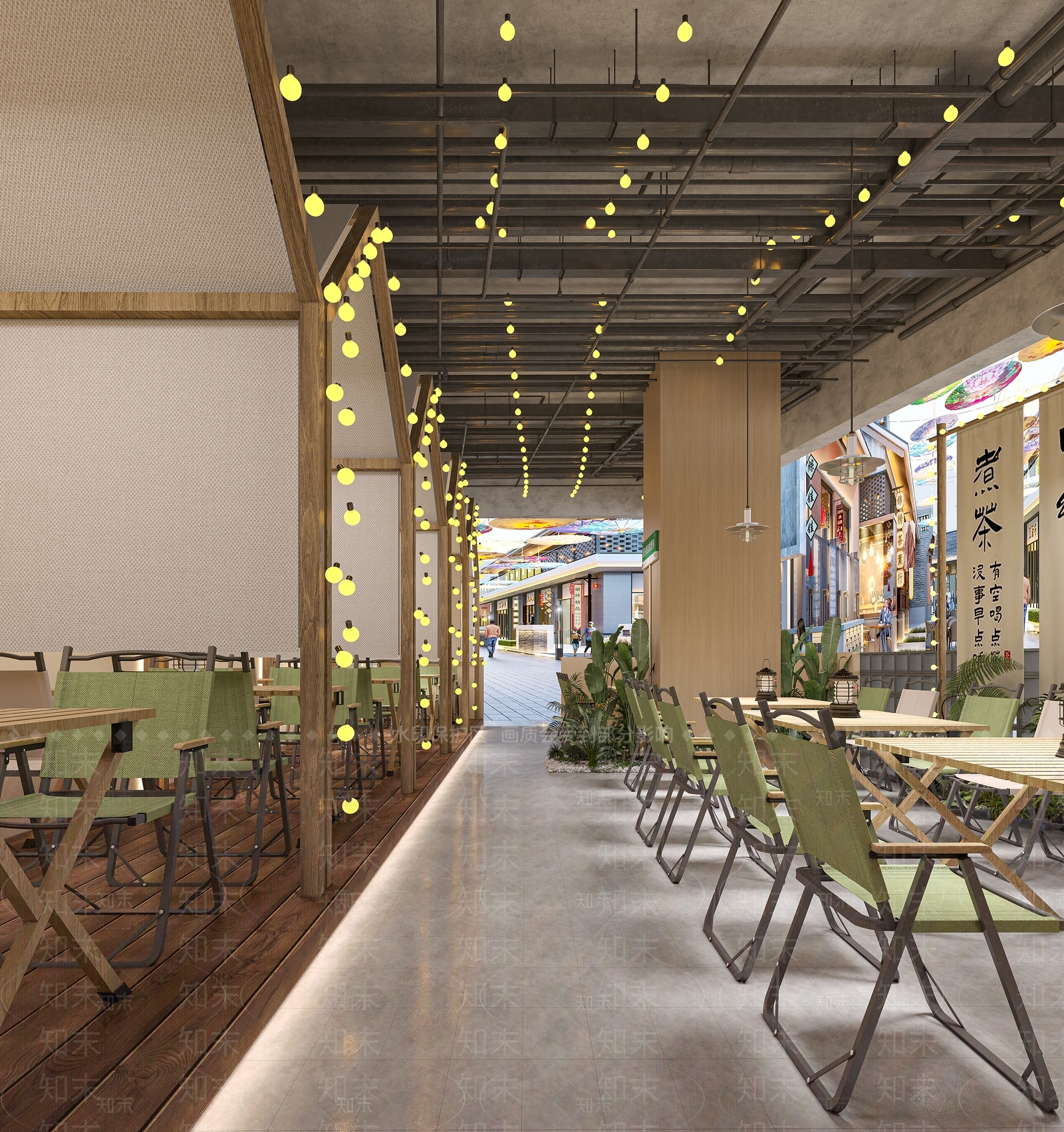 现代自助餐厅3D模型下载【ID:1192909076】