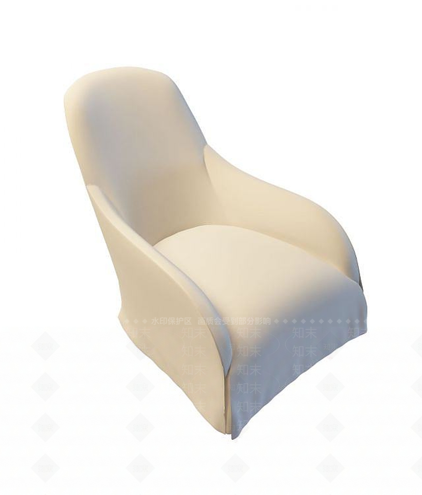 现代时尚沙发椅3D模型下载【ID:1192912458】