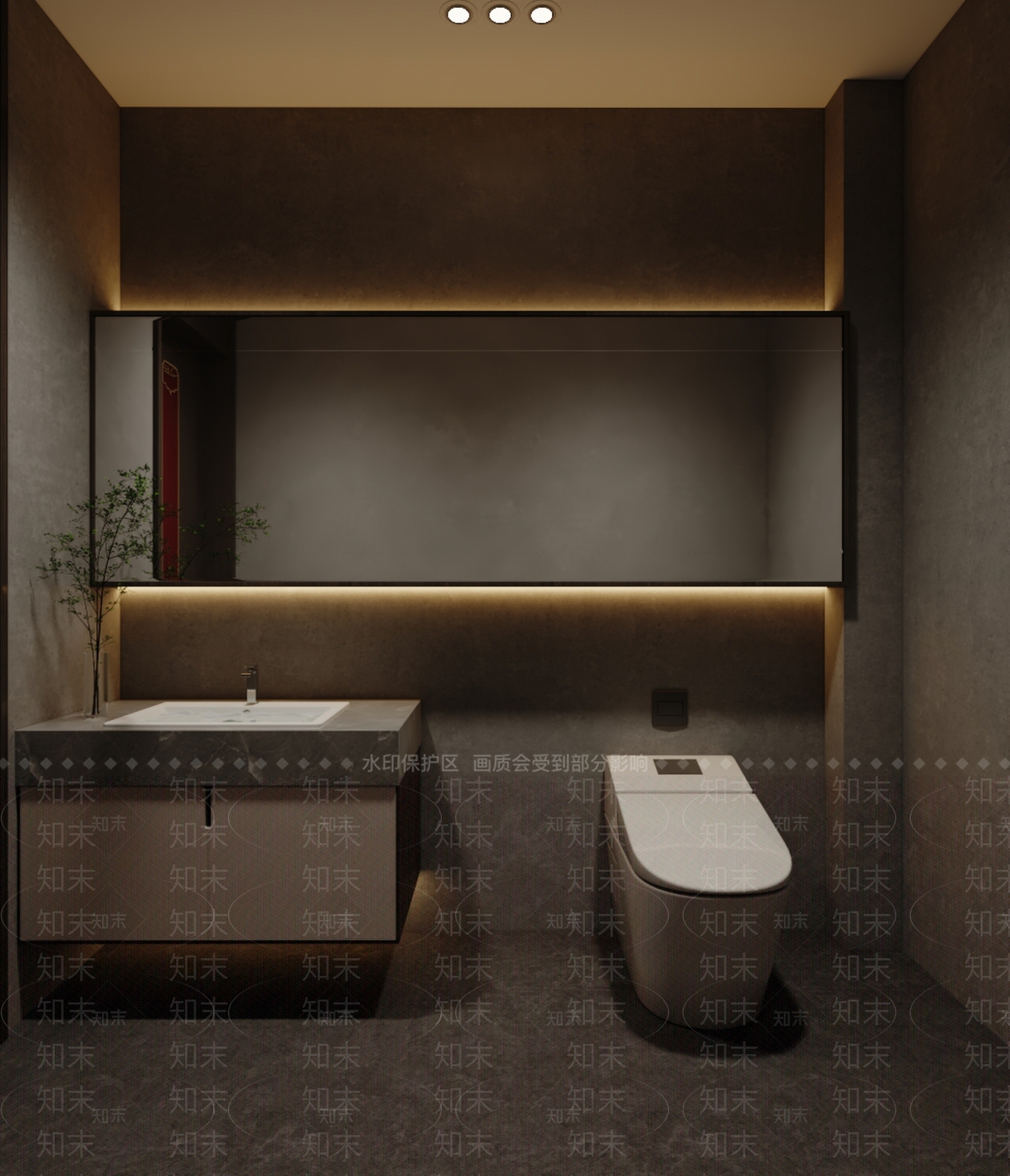 现代公共卫生间3D模型下载【ID:1192913073】