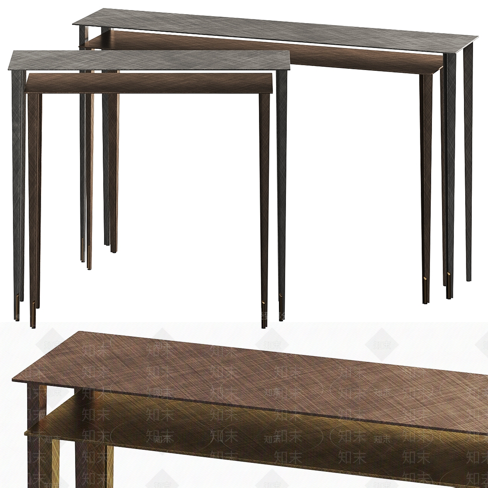 现代轻奢玄关柜3D模型下载【ID:1192916106】