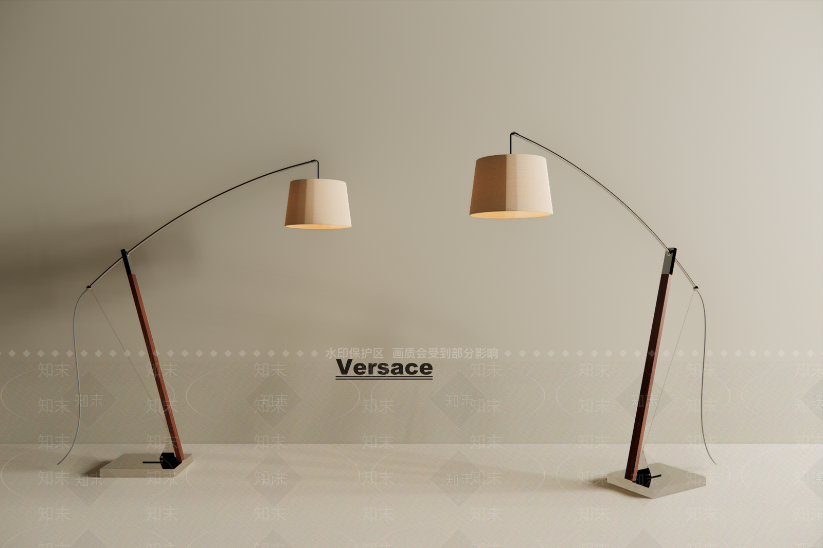 中古新中式钓鱼灯SU模型下载【ID:1192921087】