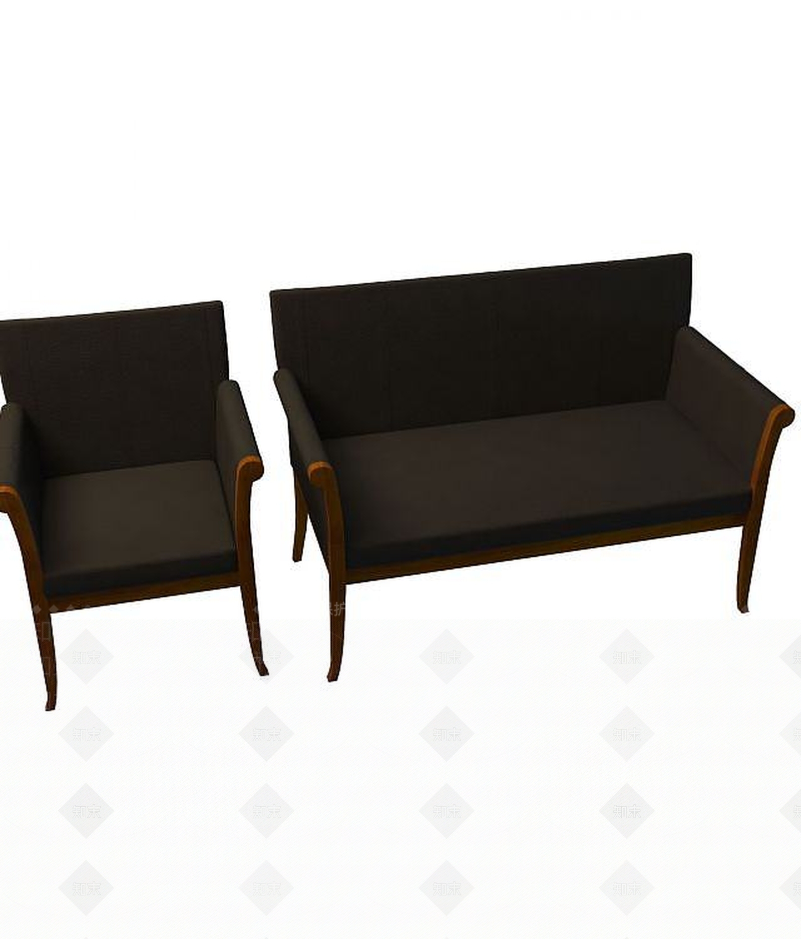 现代商务办公椅3D模型下载【ID:1192926044】