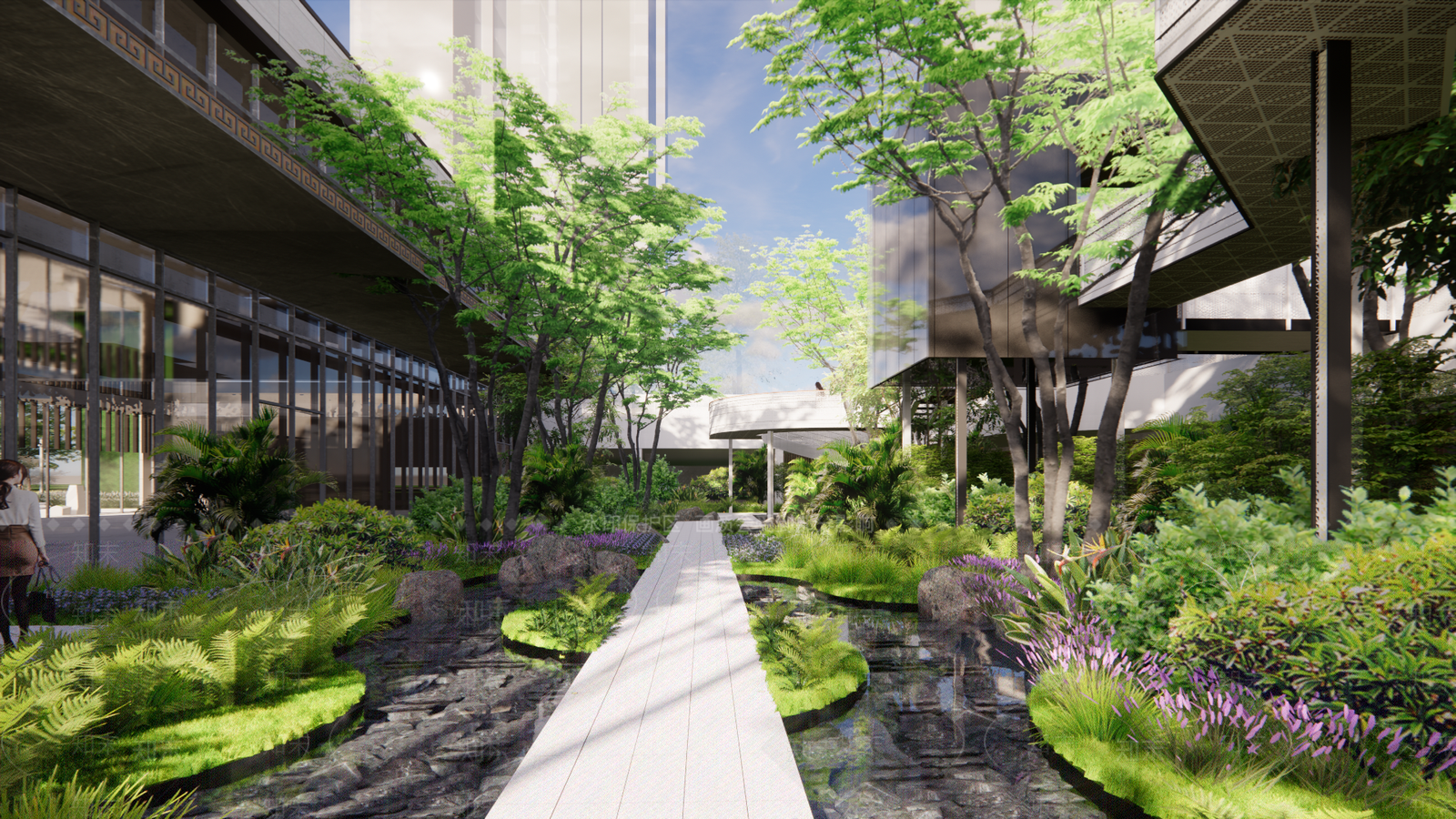 现代民宿建筑SU模型下载【ID:1192928513】