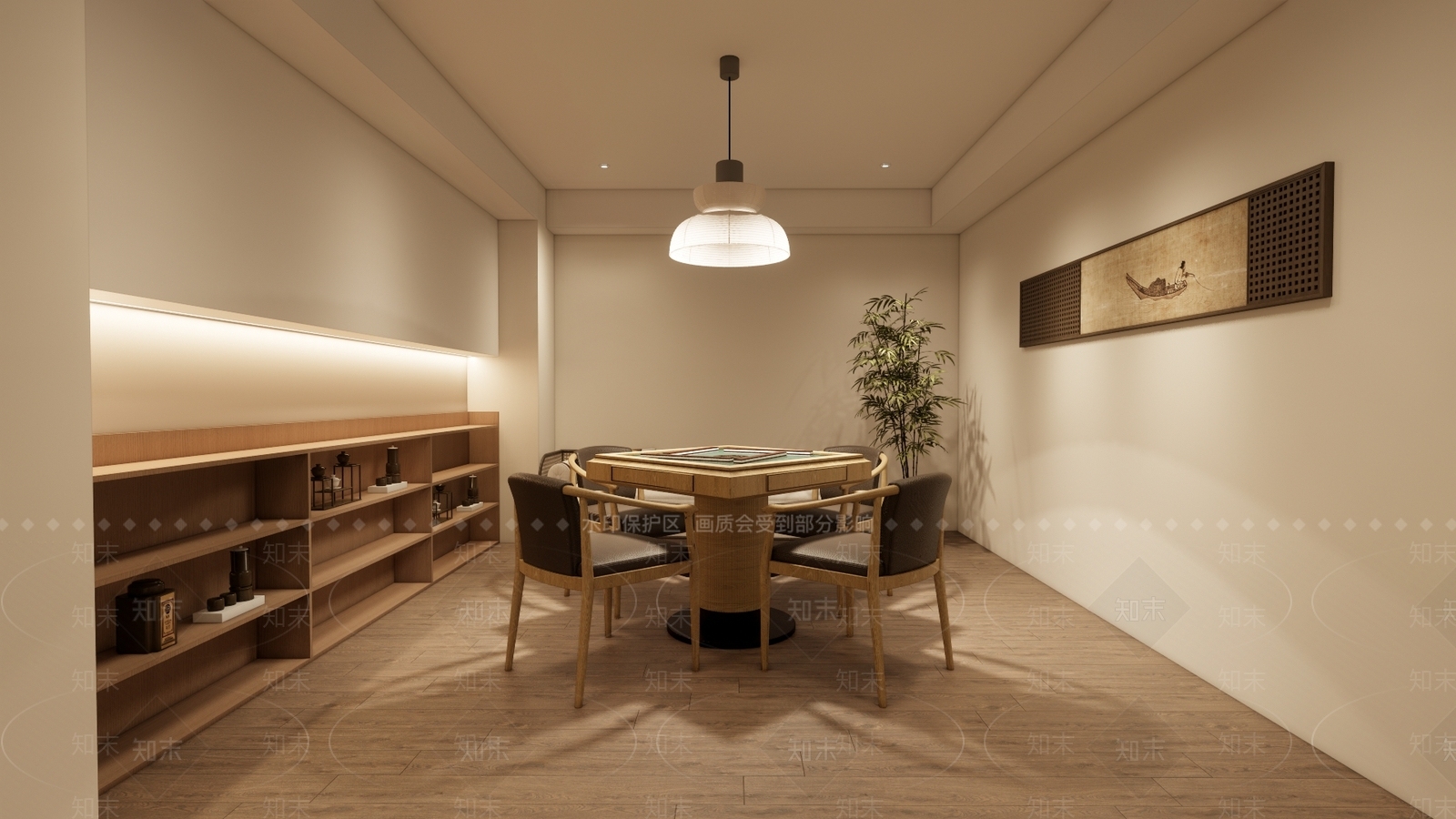 新中式现代其他桌子SU模型下载【ID:1192929090】