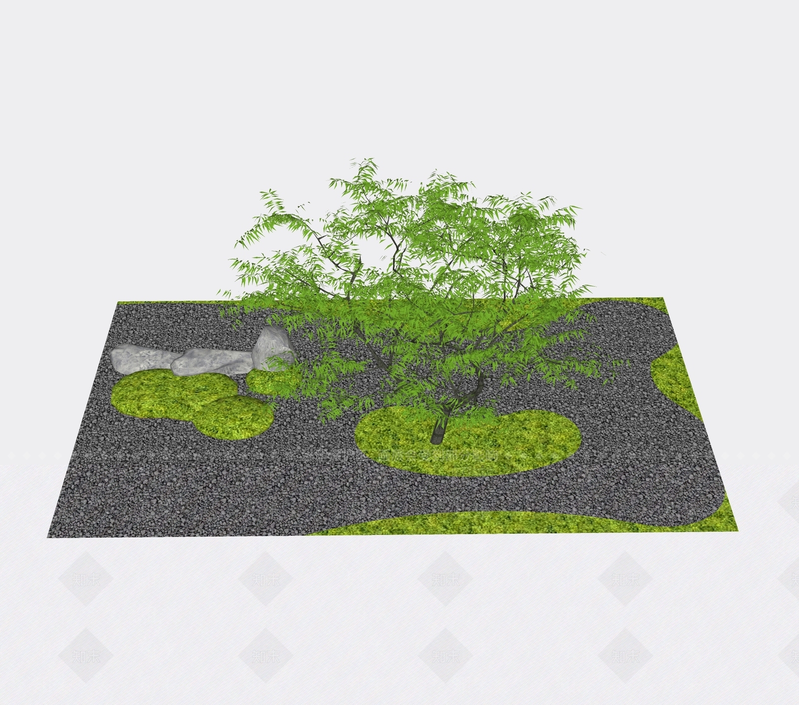 现代微地形SU模型下载【ID:1192931335】
