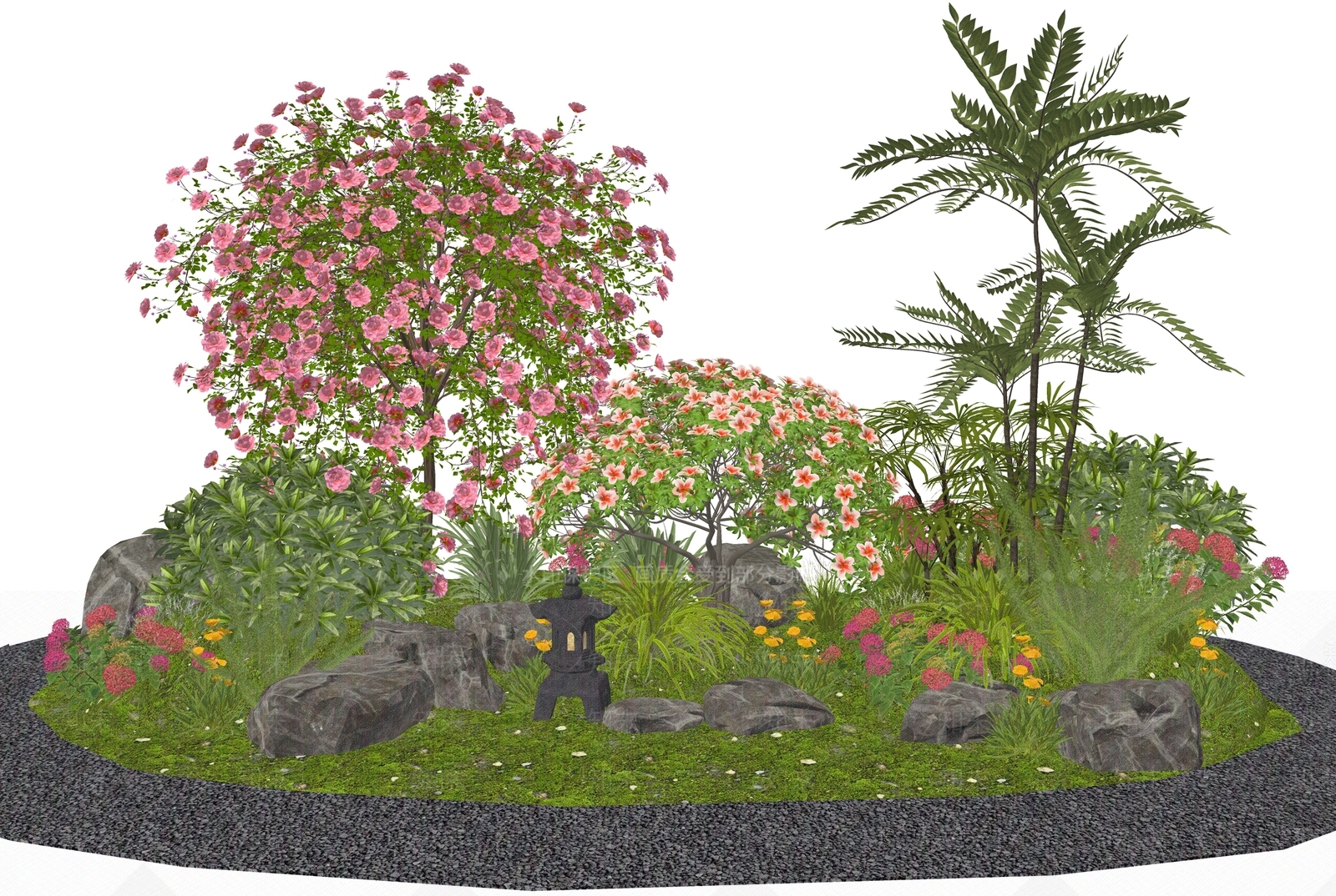 花草SU模型下载【ID:1192934838】