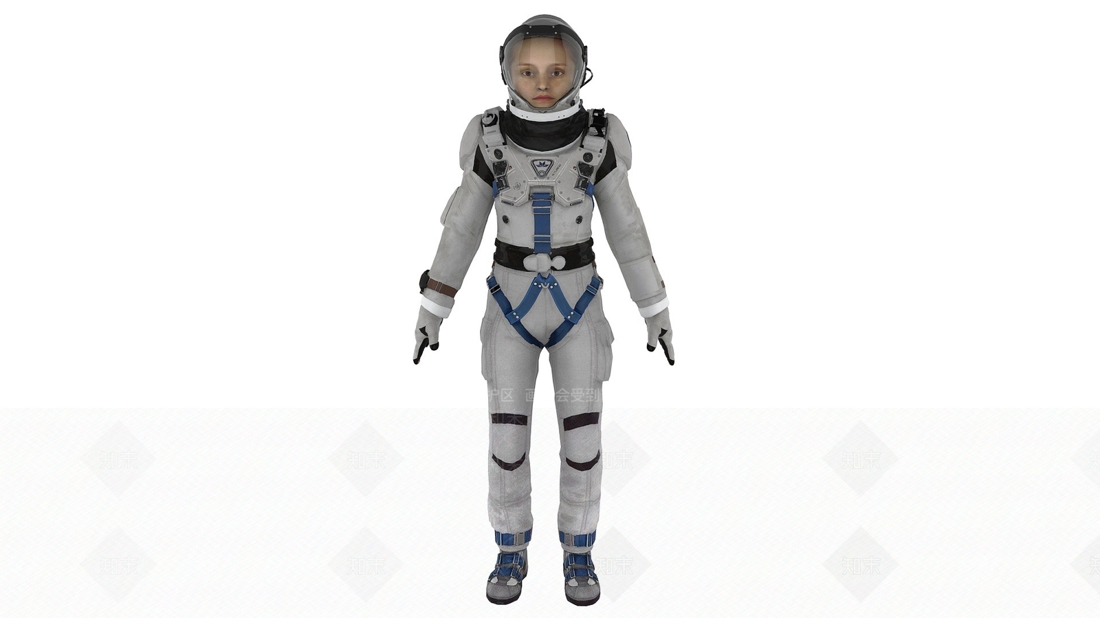 现代宇航员3D模型下载【ID:1192941285】