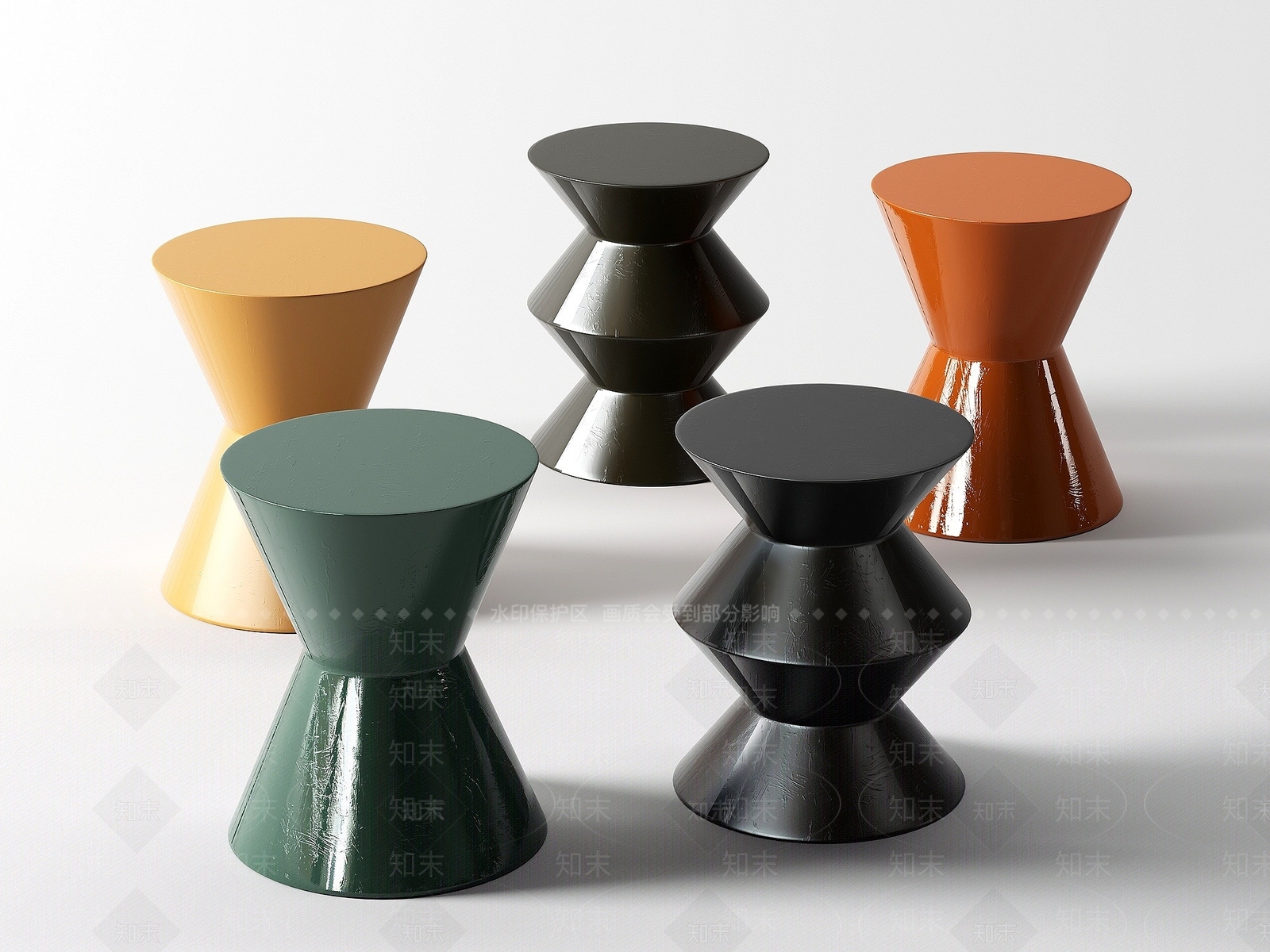 北欧凳子3D模型下载【ID:1192941602】