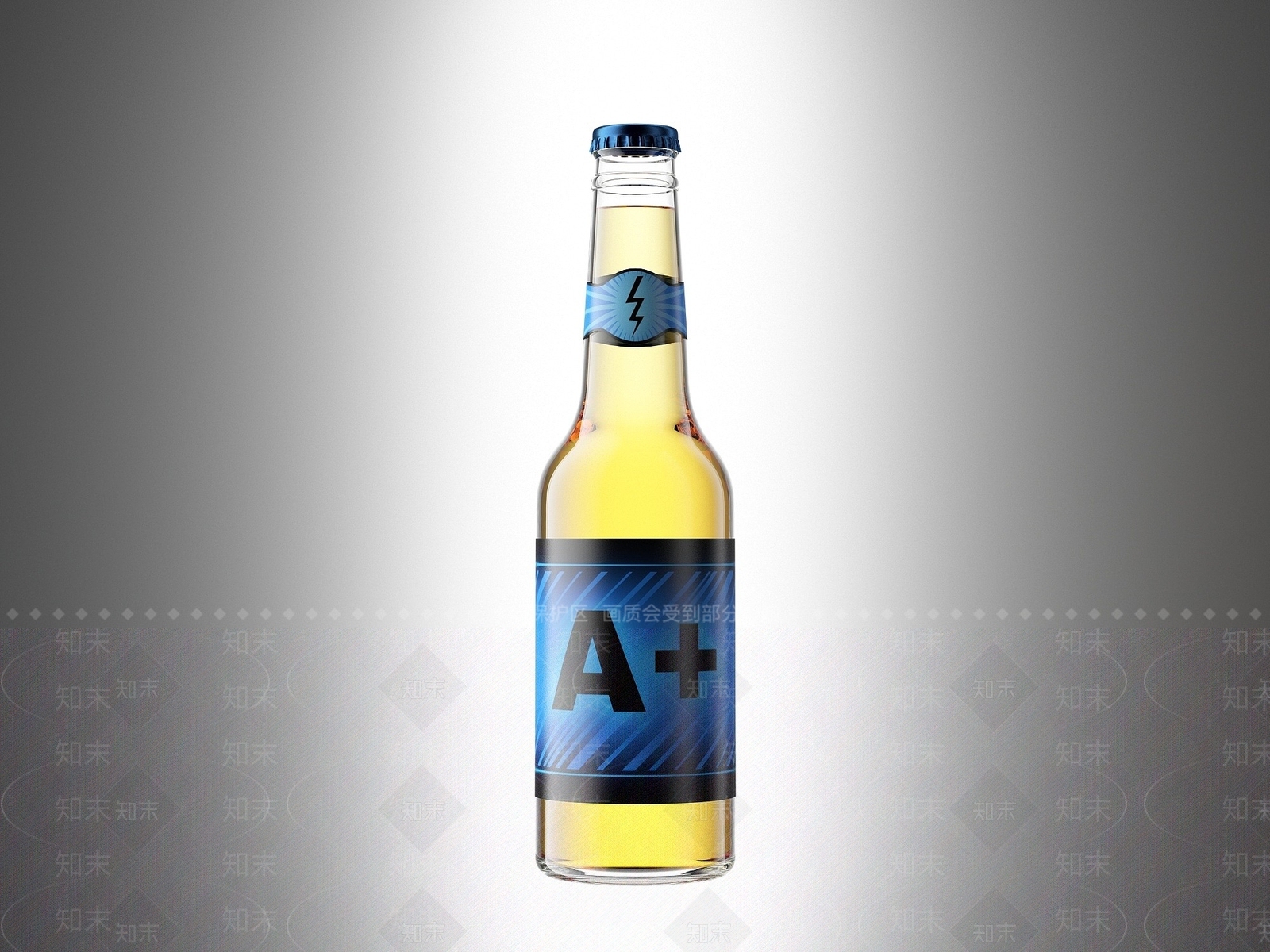 现代酒瓶3D模型下载【ID:1192945677】