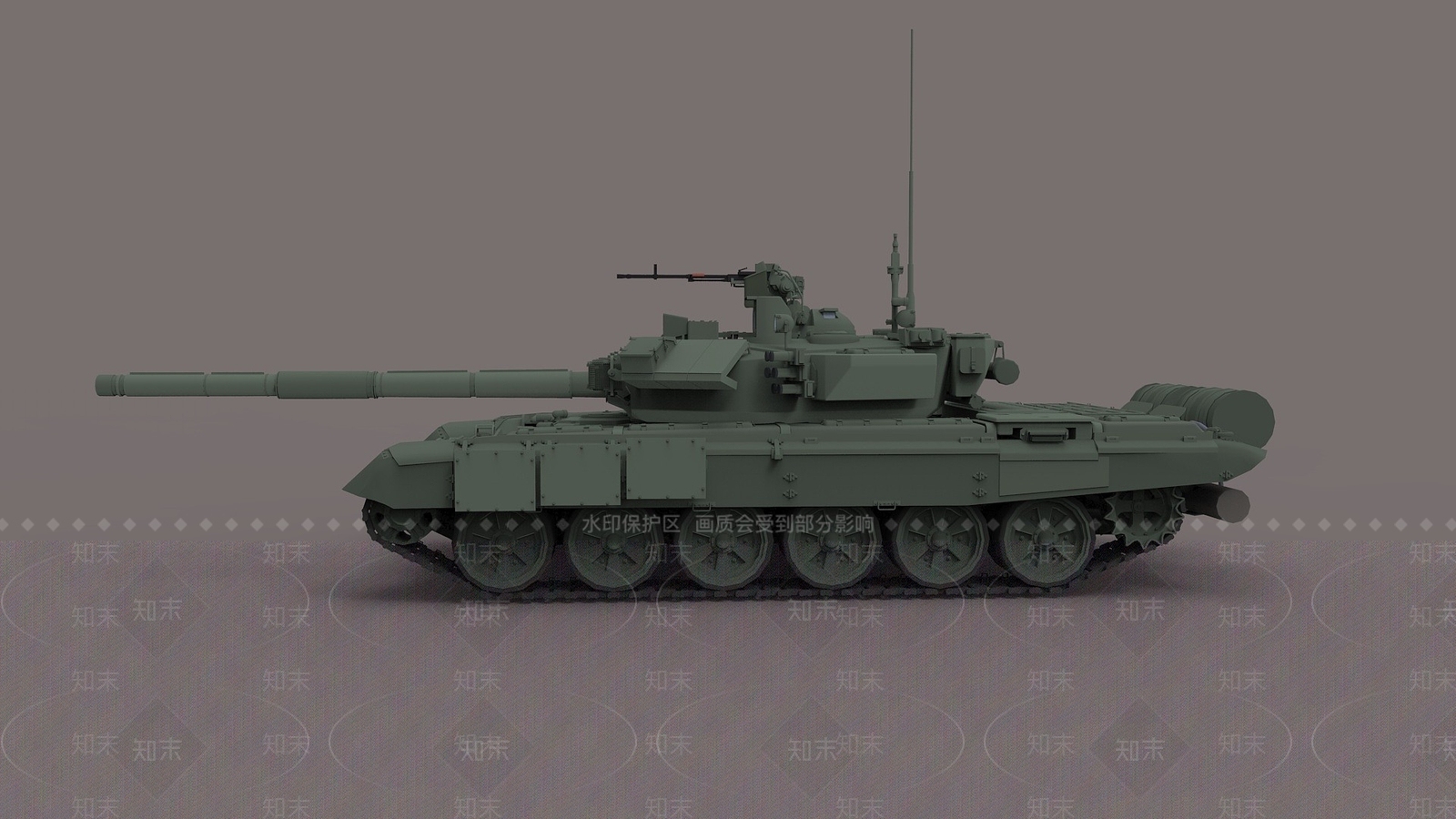 现代坦克3D模型下载【ID:1192947618】