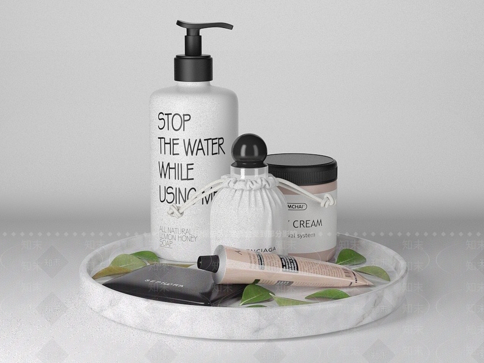 现代日用品小场景3D模型下载【ID:1192948022】