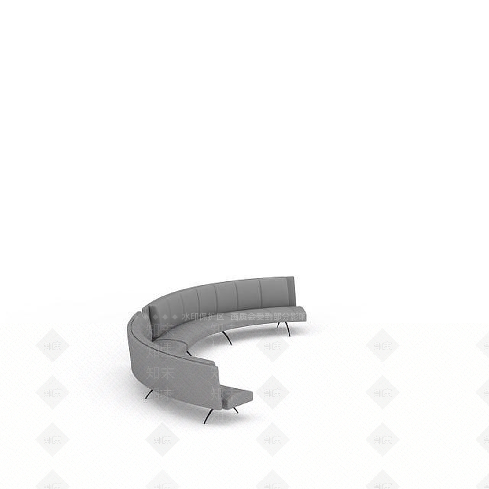 现代双人沙发3D模型下载【ID:1199206976】