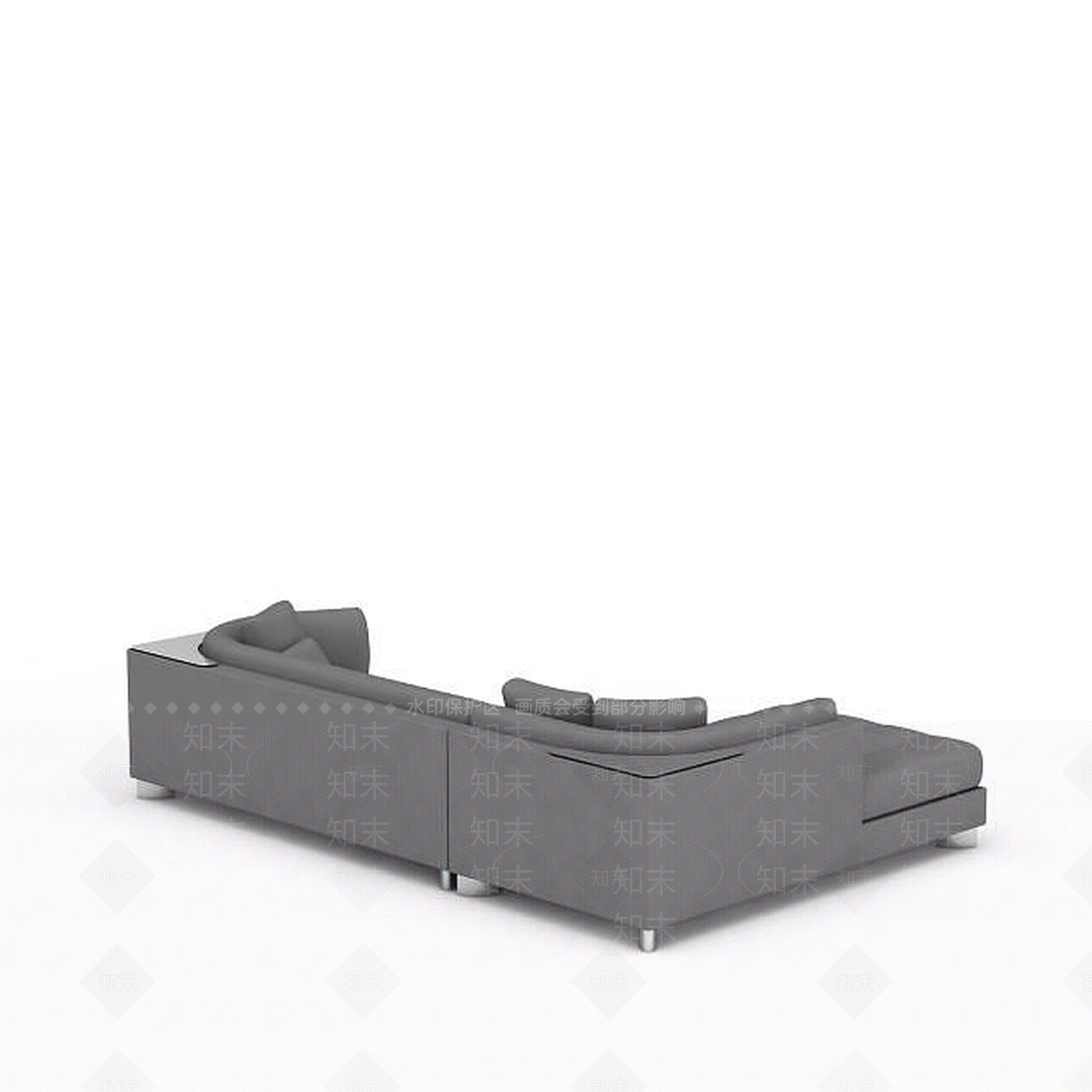 现代双人沙发3D模型下载【ID:1199206920】