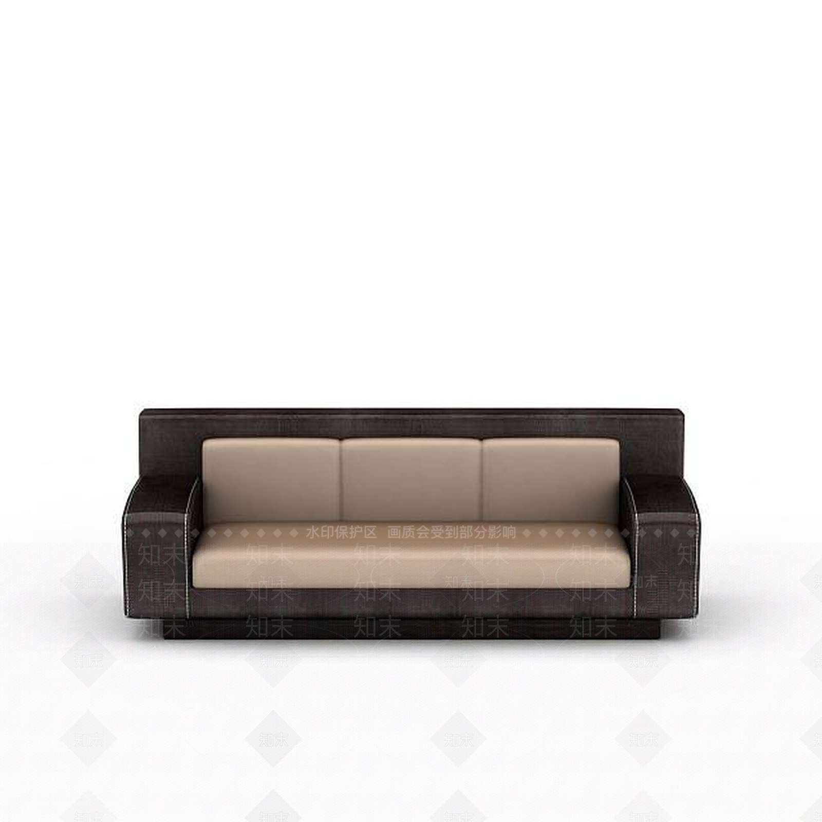 现代双人沙发3D模型下载【ID:1192957297】