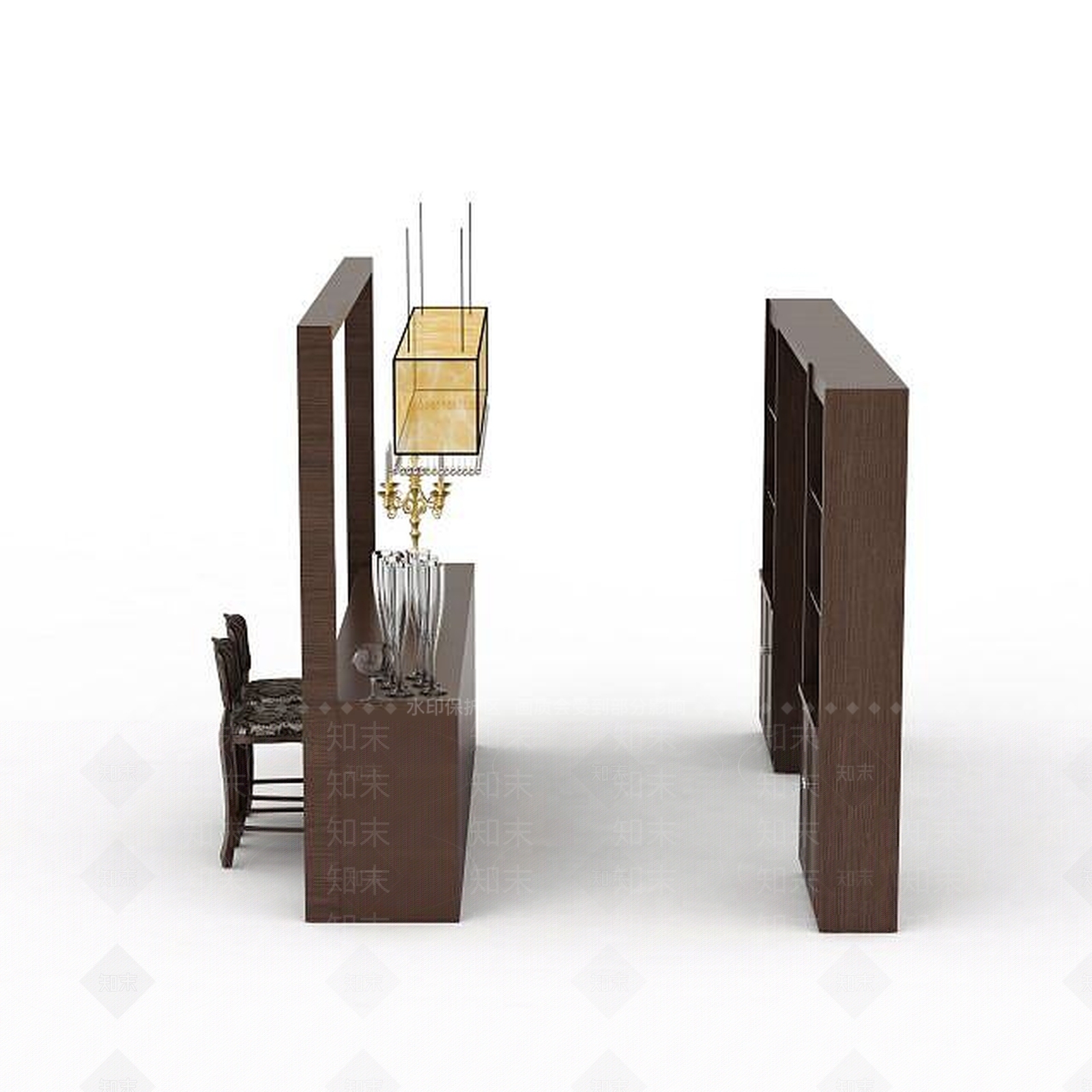 现代衣柜3D模型下载【ID:1192957504】