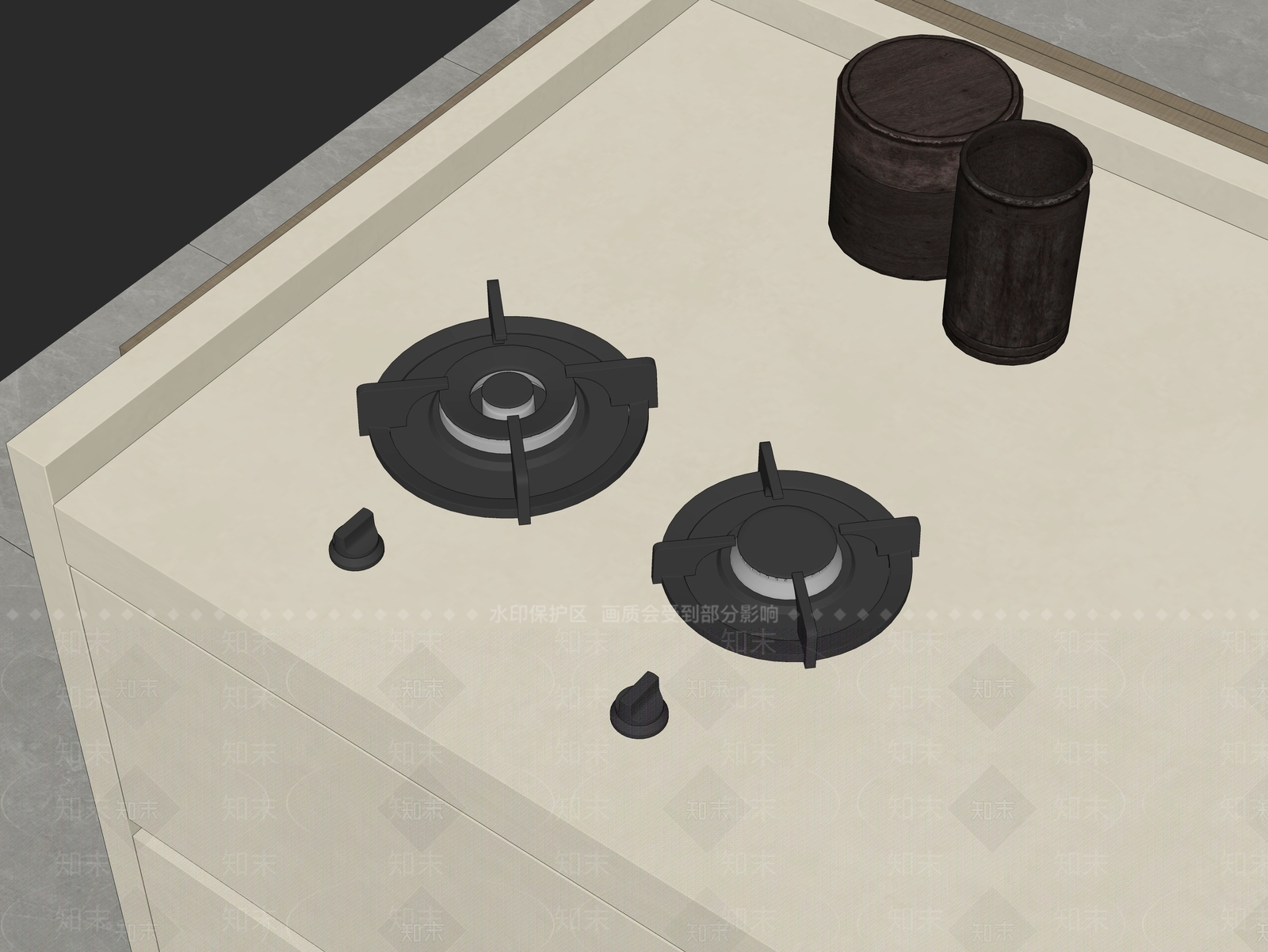 灶台SU模型下载【ID:1192960874】